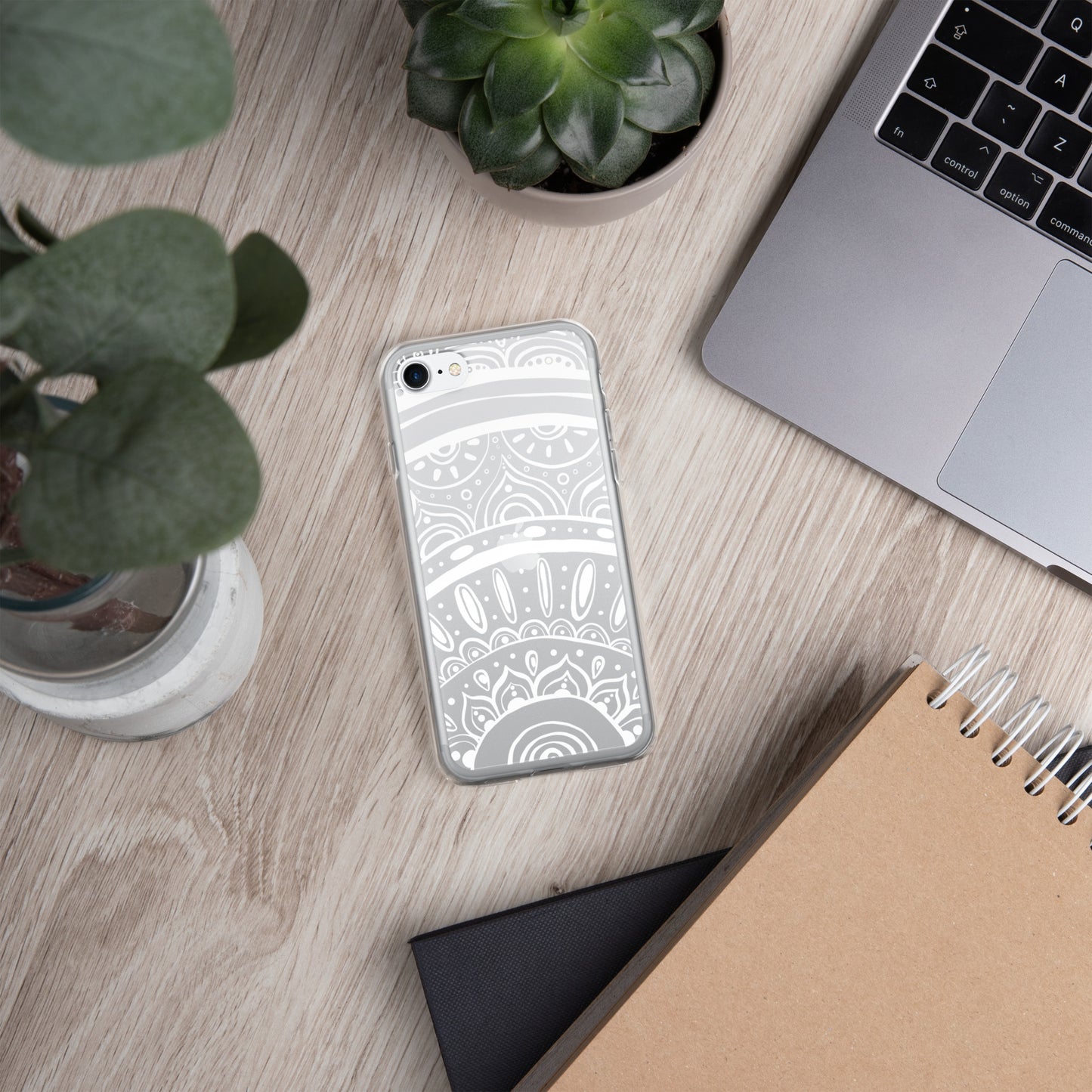 Yin Yang Mandala in White Clear Case for iPhone®