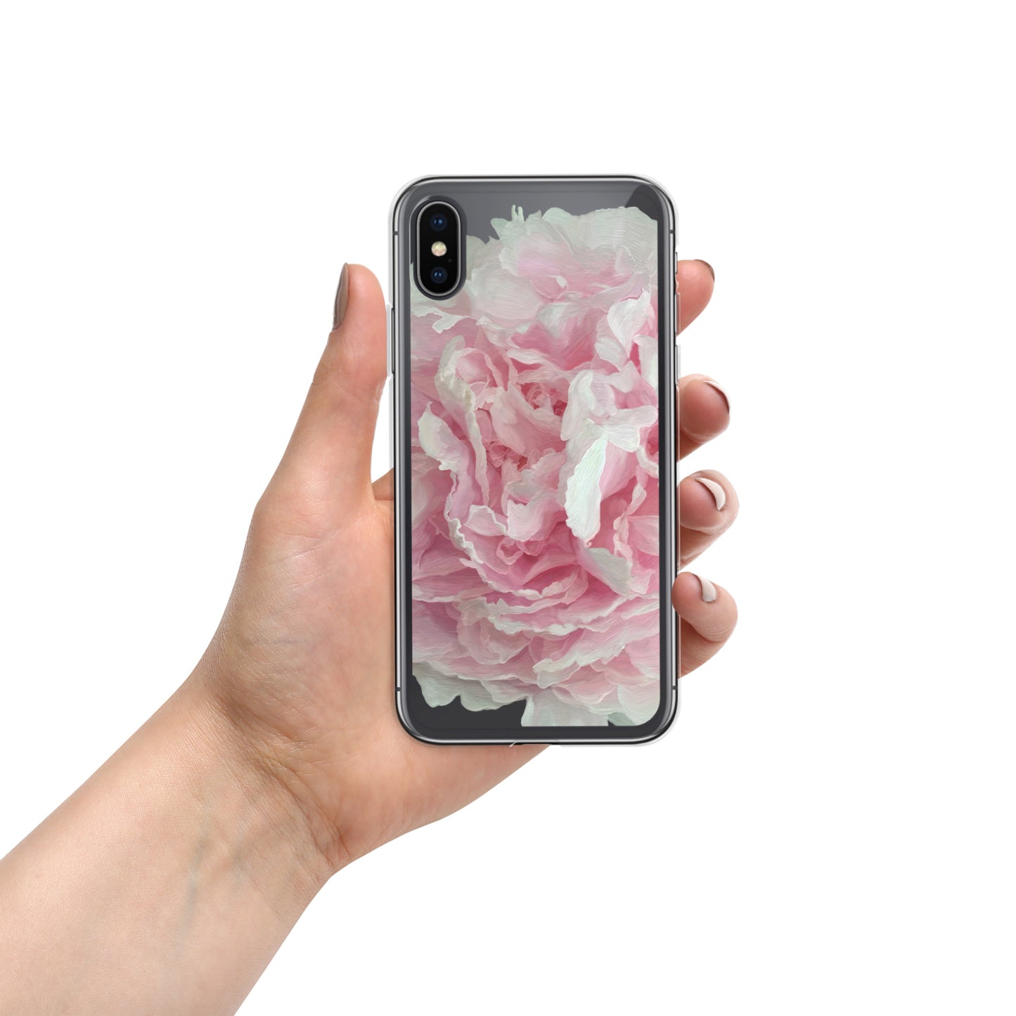 Cloey’s Peony on Clear Case for iPhone®