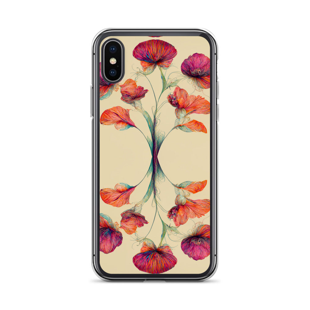 Nouveau Flowers on Clear Case for iPhone®