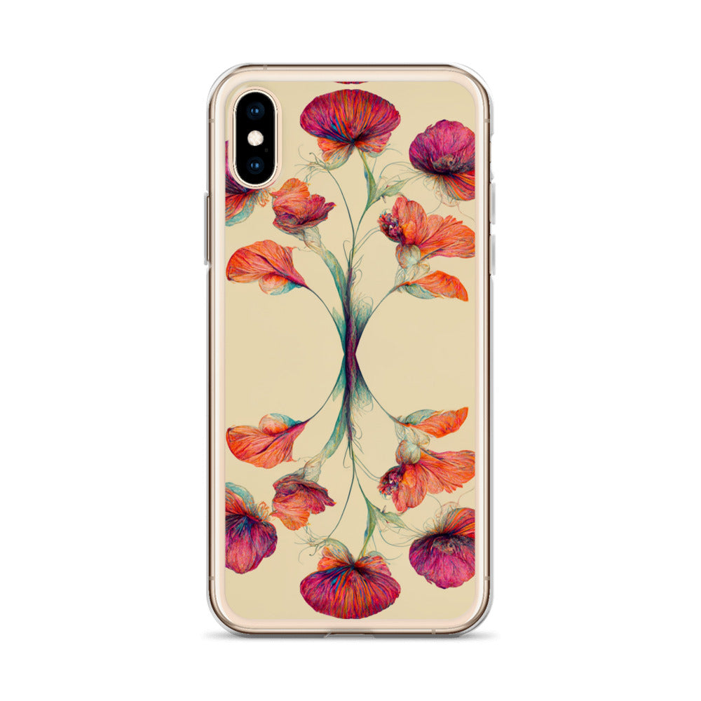 Nouveau Flowers on Clear Case for iPhone®