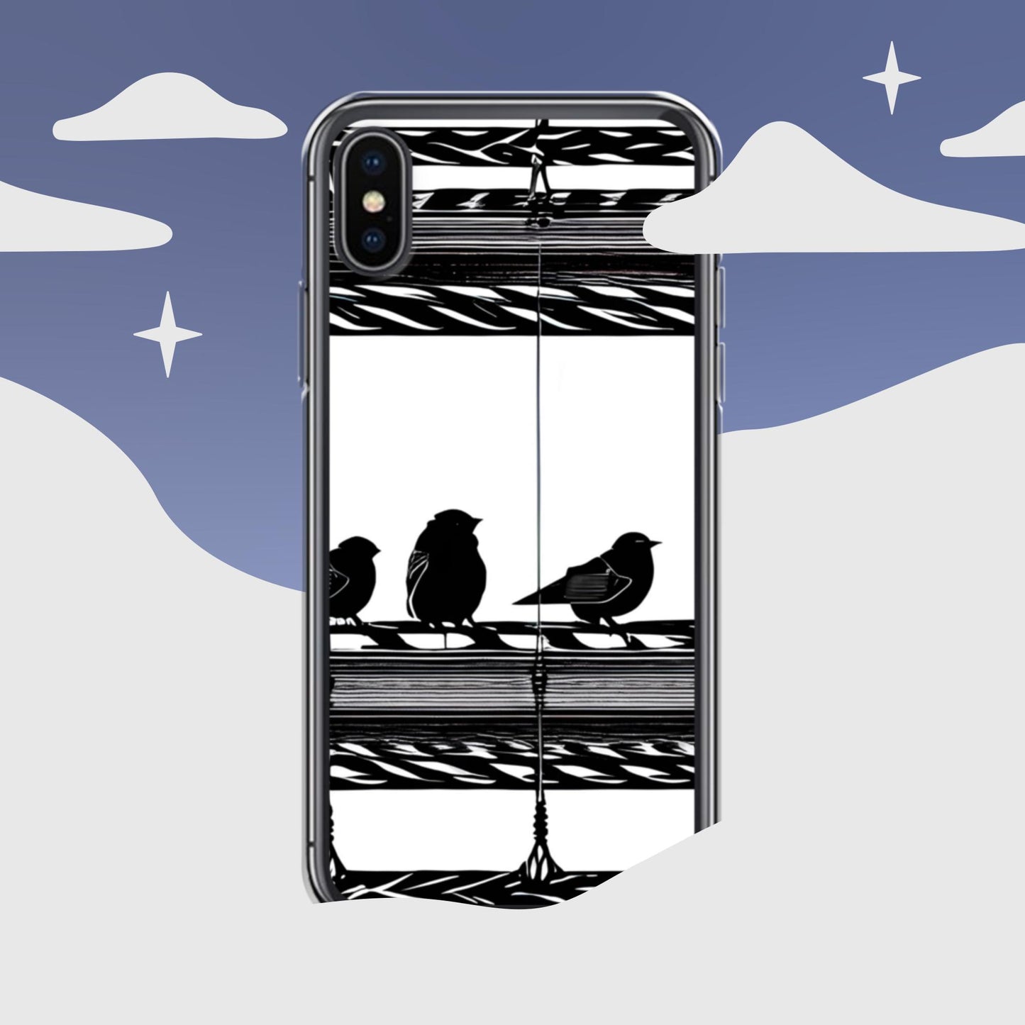 Sky Social on Clear Case for iPhone®