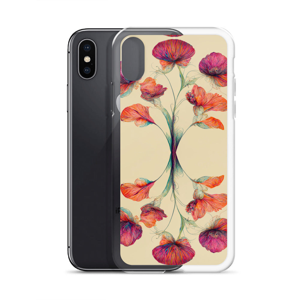 Nouveau Flowers on Clear Case for iPhone®