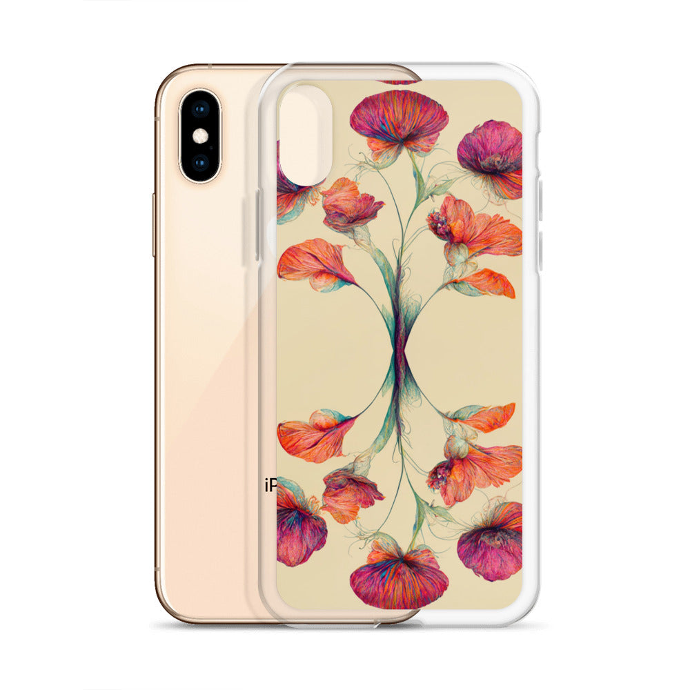 Nouveau Flowers on Clear Case for iPhone®