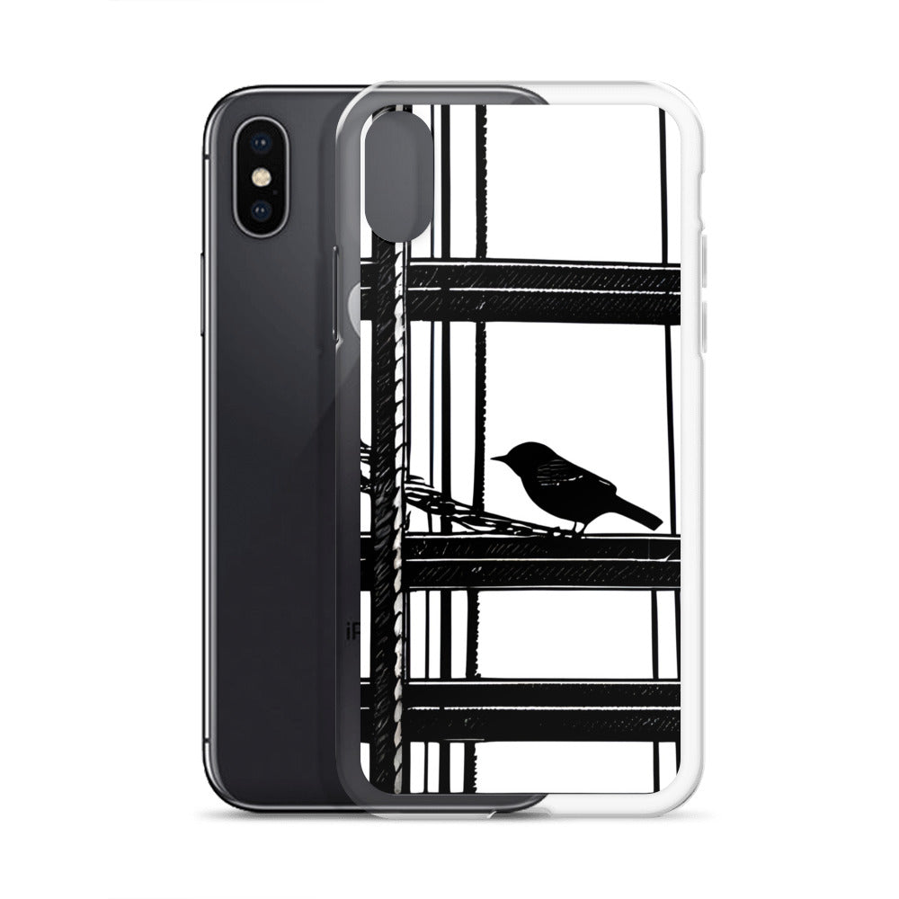 Solitary Perch on Clear Case for iPhone®