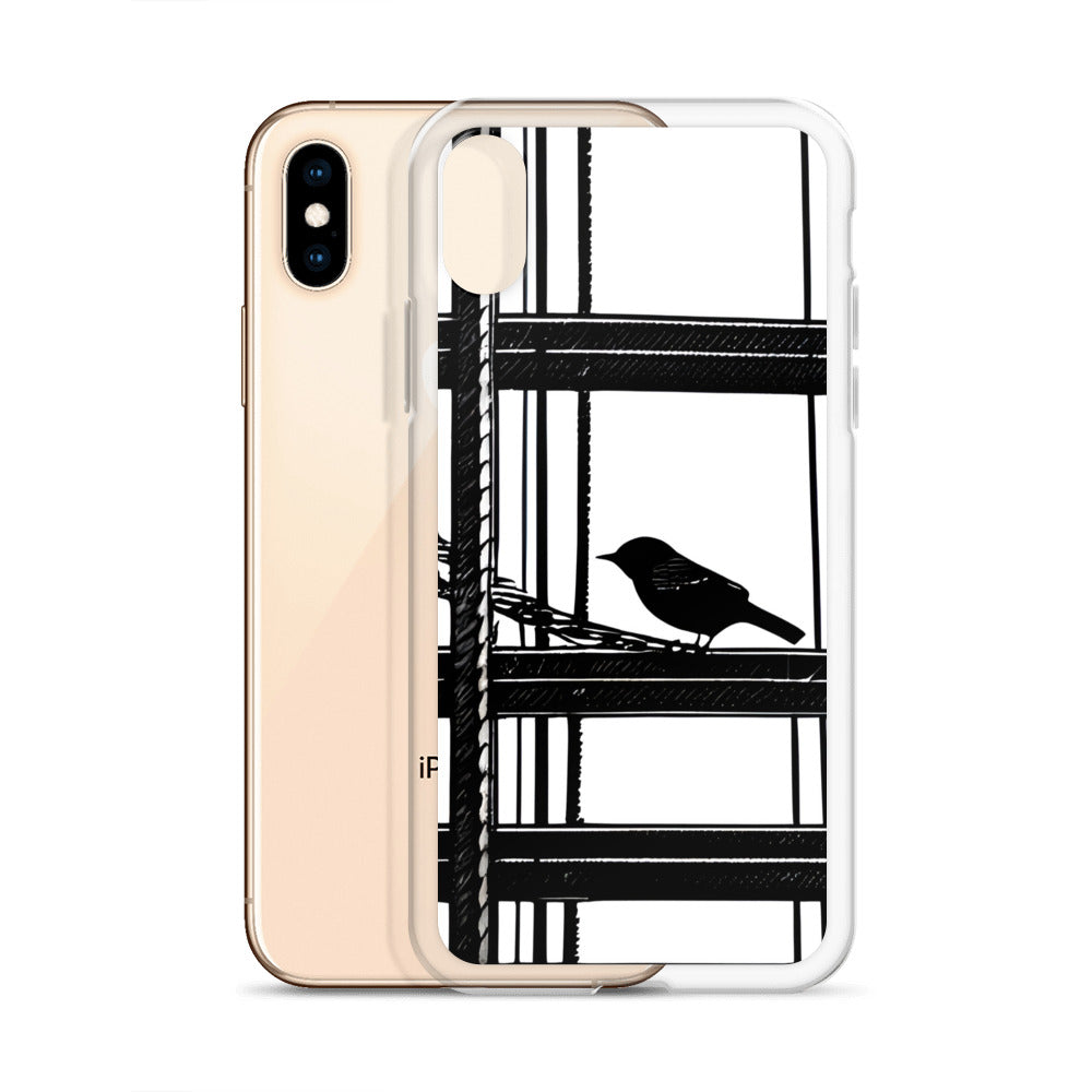 Solitary Perch on Clear Case for iPhone®