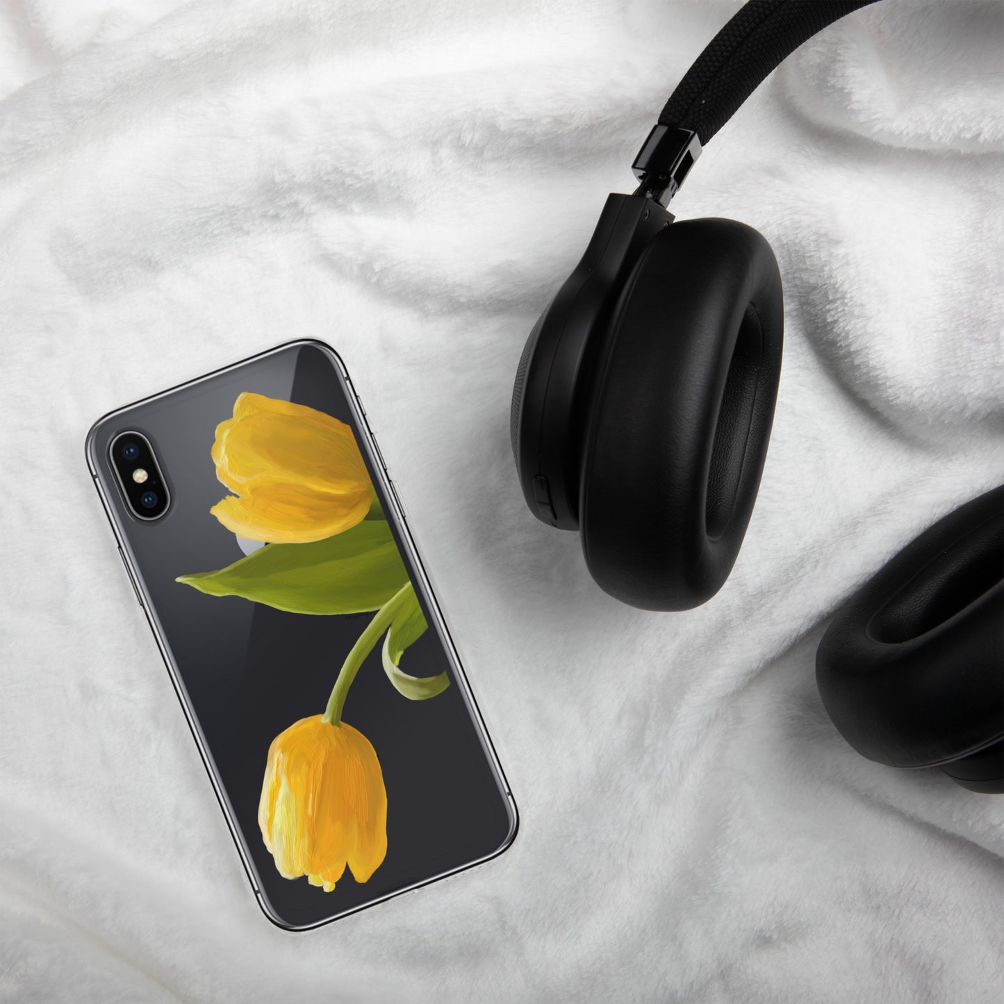 Sue’s Yellow Tulips Clear Case for iPhone®