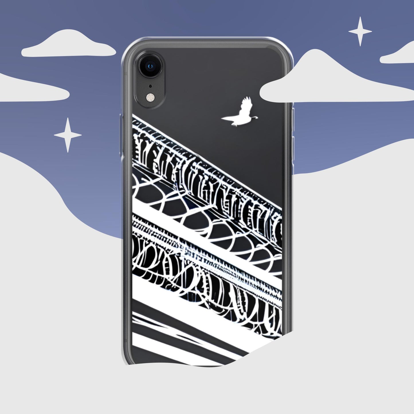 Razor Wire Migration on Clear Case for iPhone®