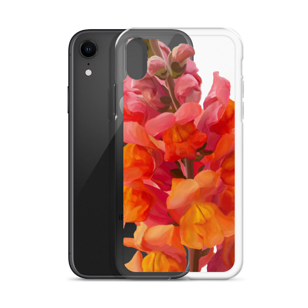 Mark’s Orange Snapdragon on Clear Case for iPhone®