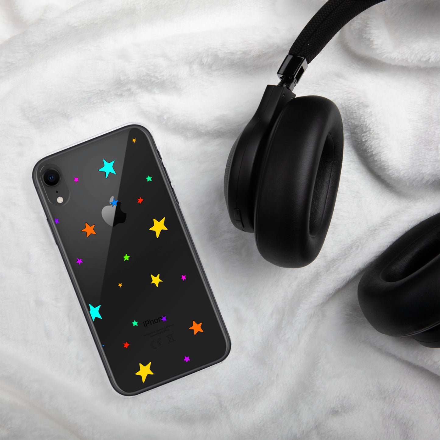 Colorful Stars Clear Case for iPhone®