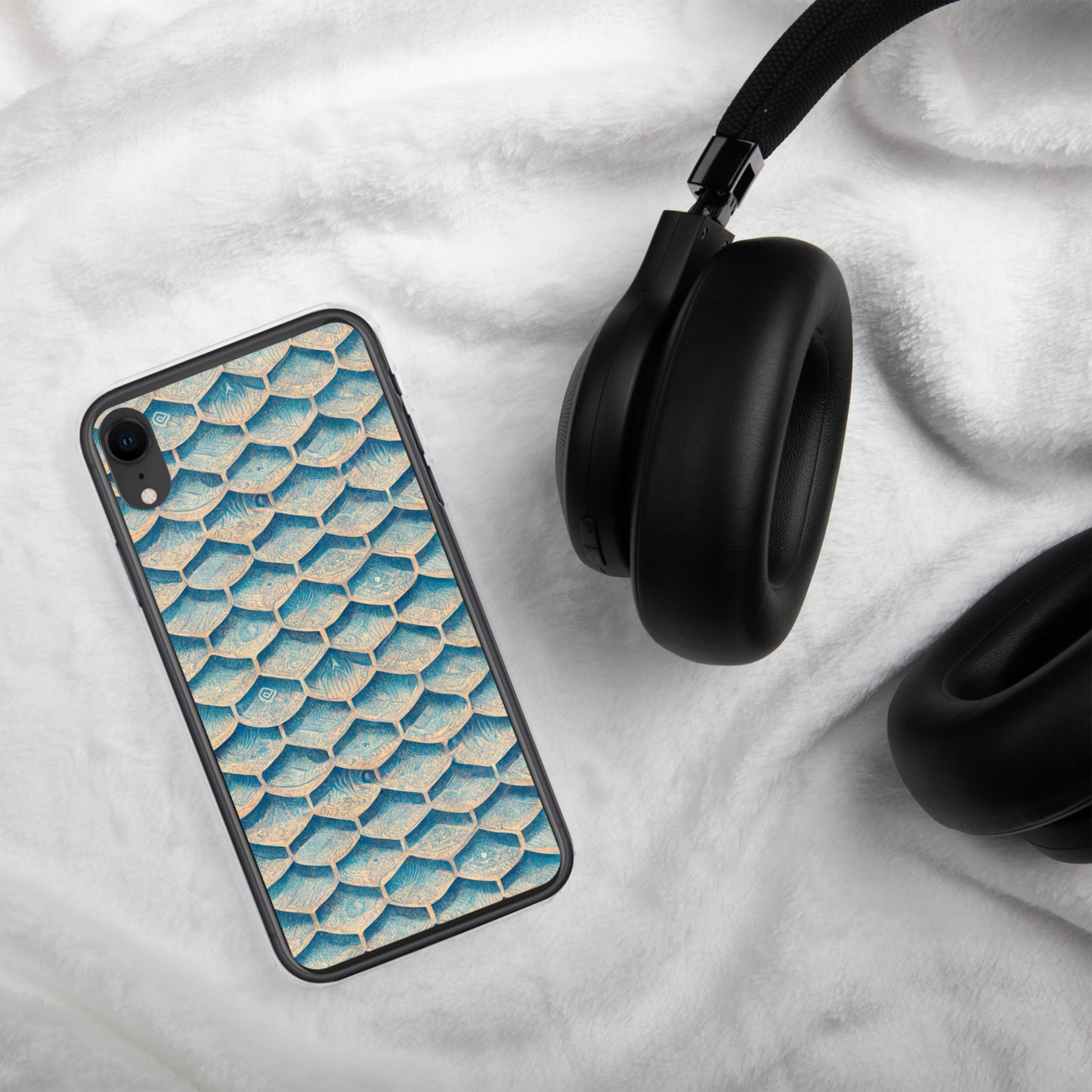 Seafoam Scales Clear Case for iPhone®