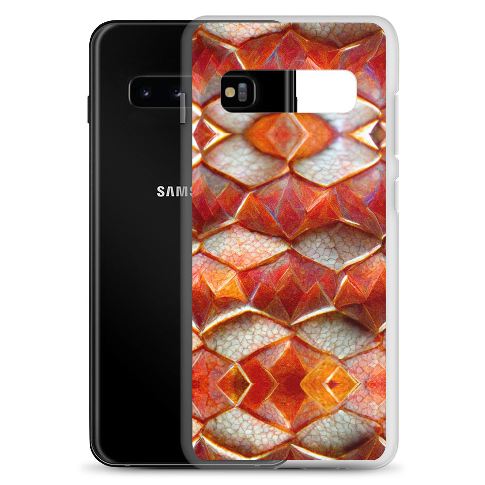 Calcithron, the Stonebound Ember Dragon Clear Case for Samsung®