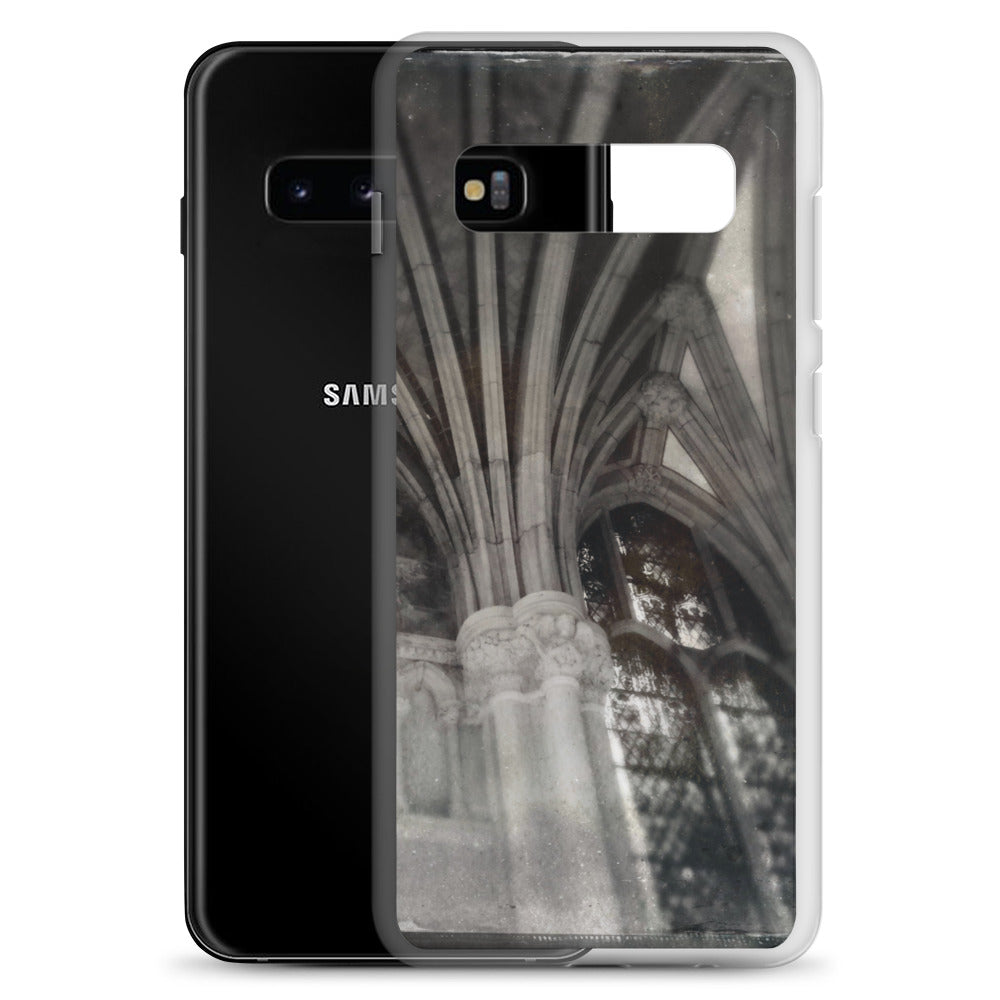 Gothic Shadows and Light at St. John Divine, NYC Clear Case for Samsung®