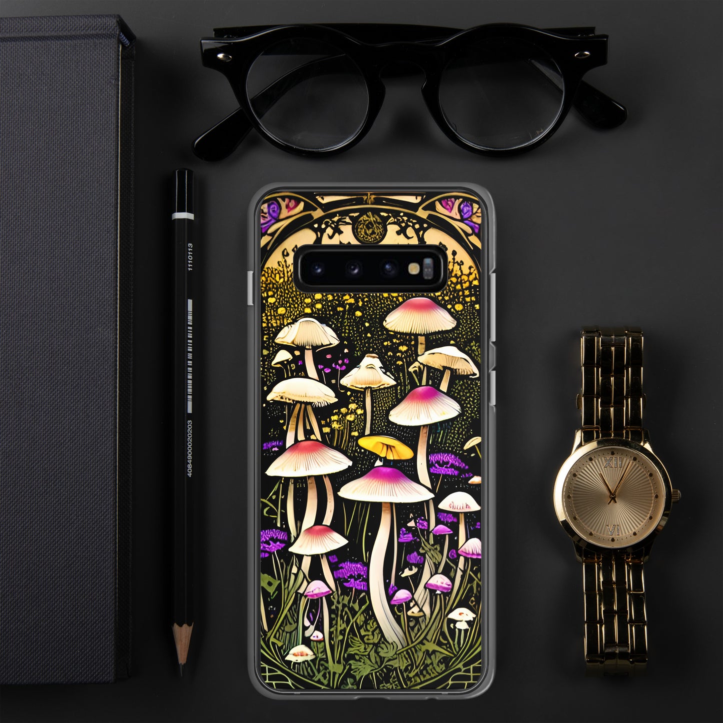 Nouveau Mushroom Meadow Clear Case for Samsung®