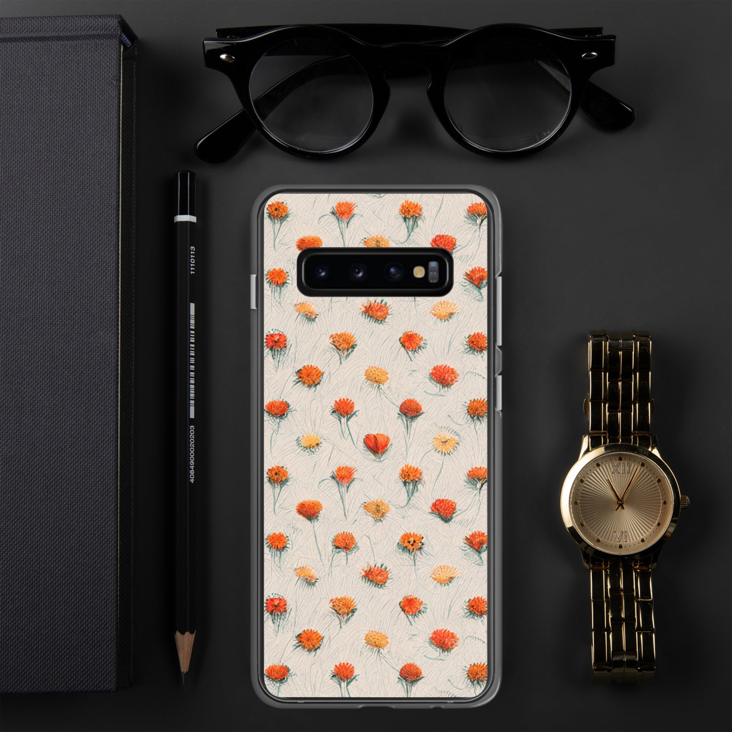 Fiery Meadow Sketch Clear Case for Samsung®