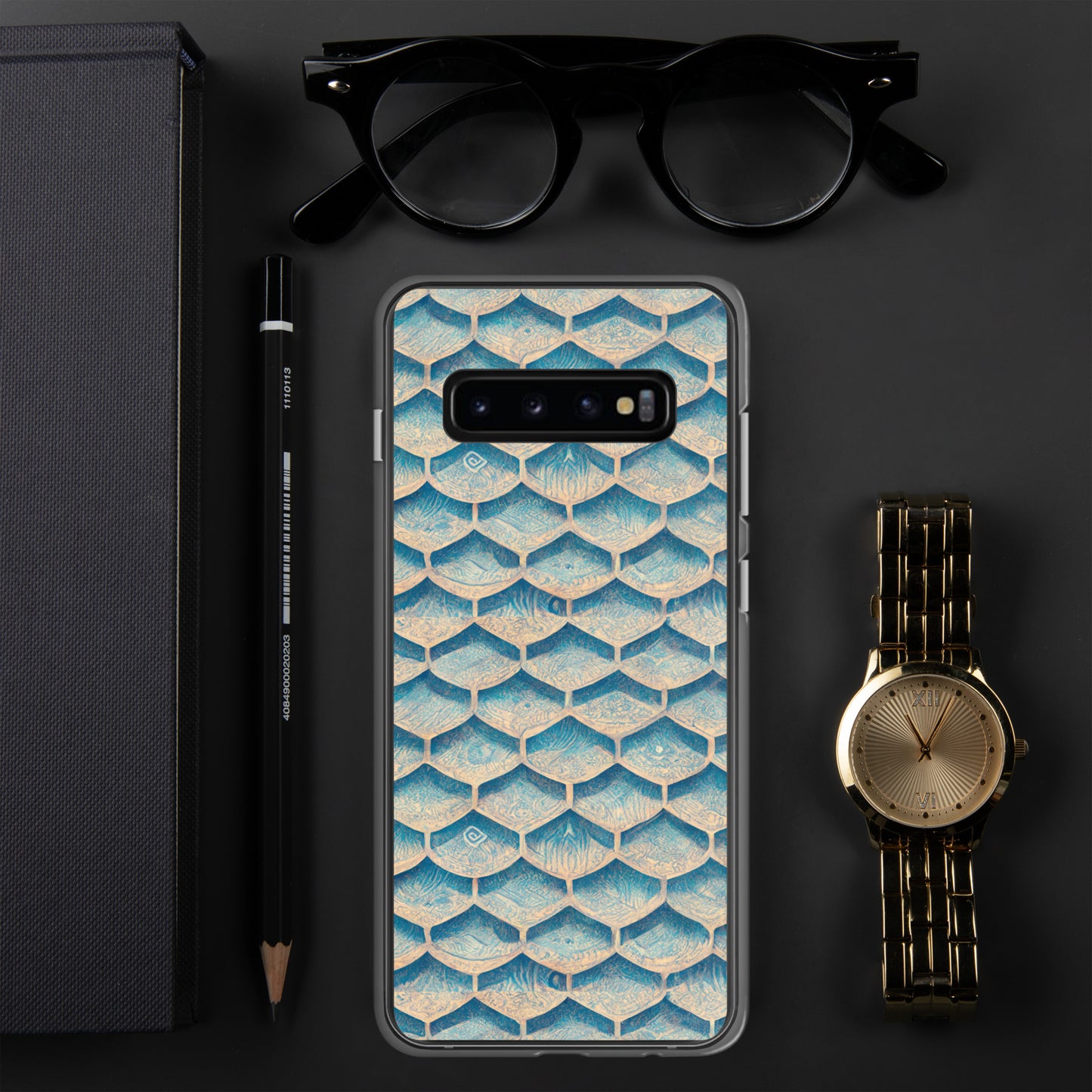 Seafoam Scales Clear Case for Samsung®