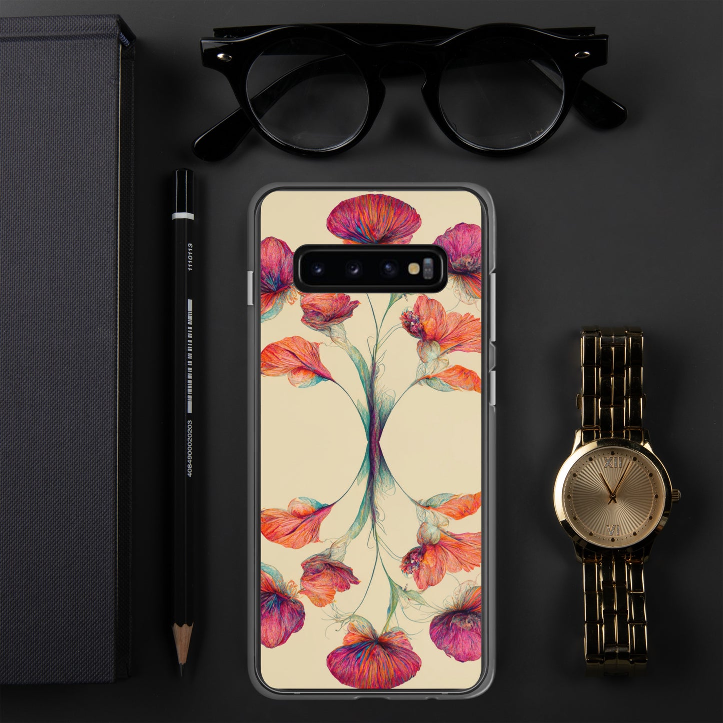 Nouveau Flowers Clear Case for Samsung®