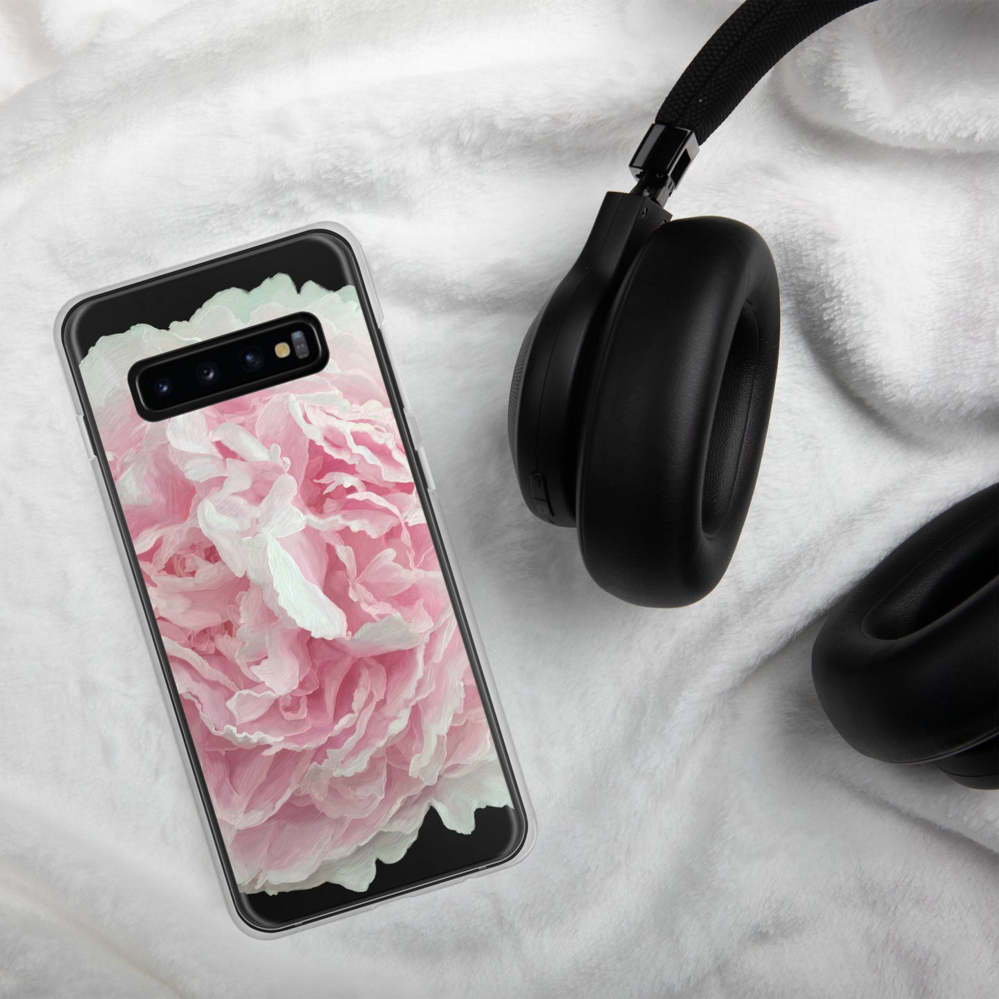 Cloey’s Peony Clear Case for Samsung®