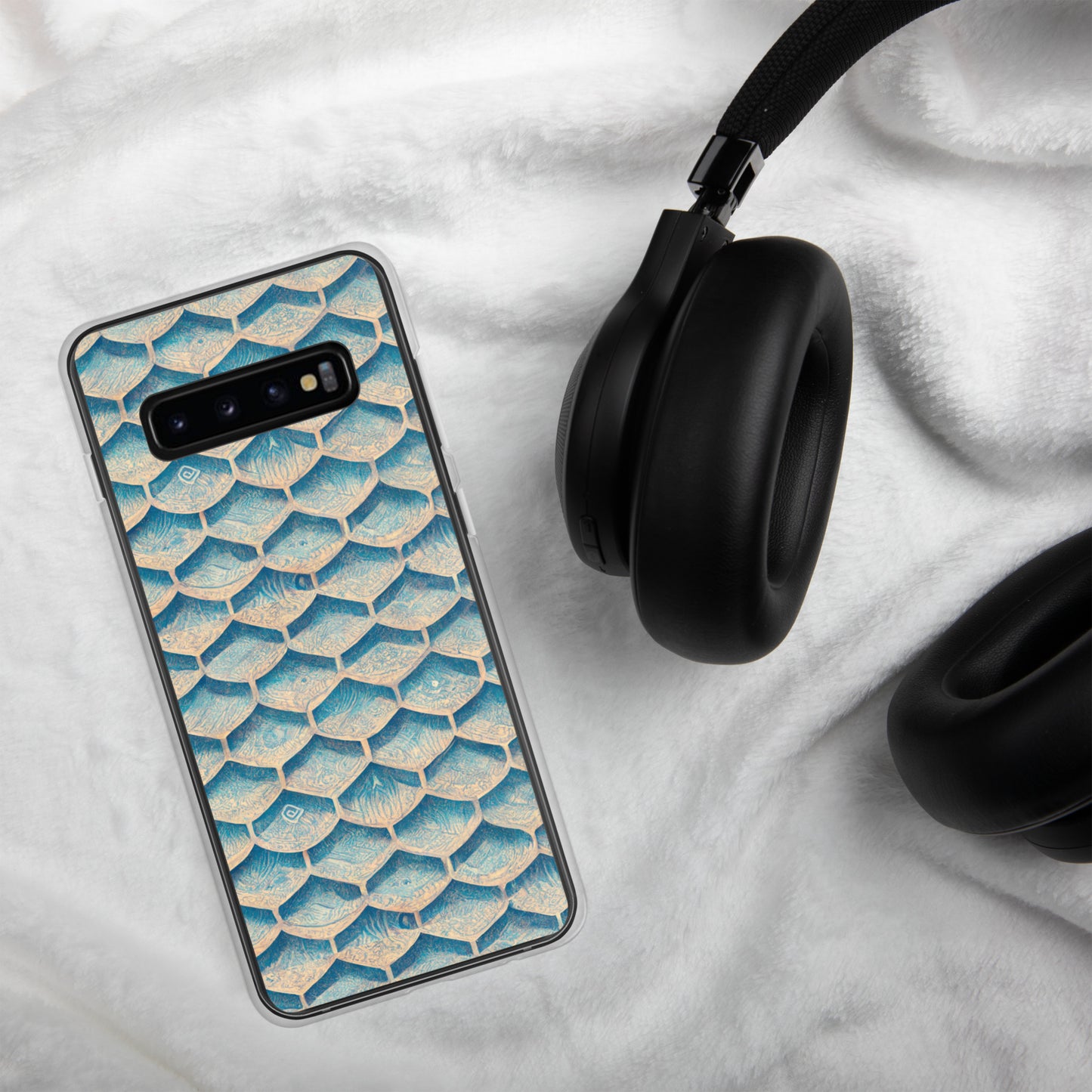 Seafoam Scales Clear Case for Samsung®