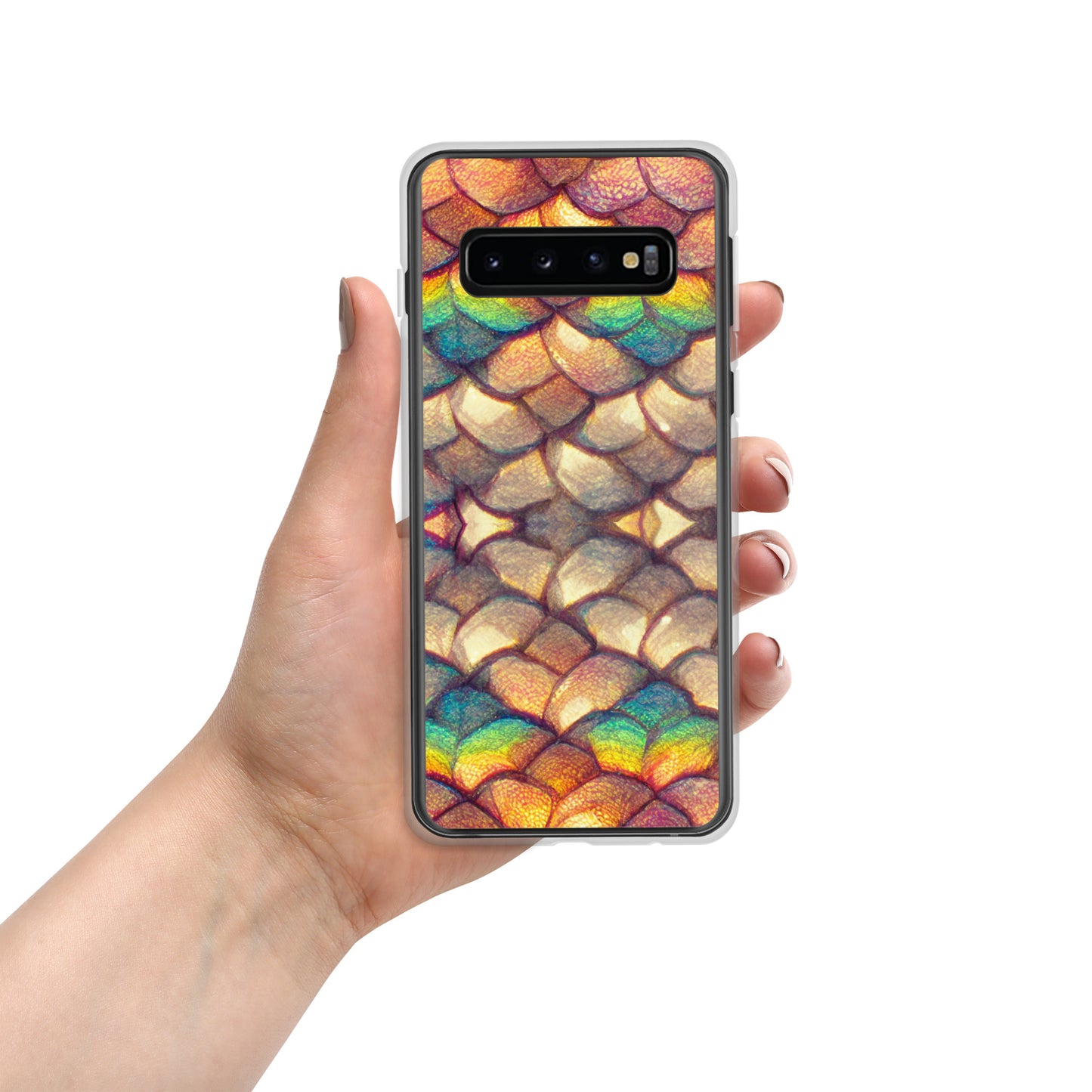 Cloeyra, the Radiant Aether Dragon Clear Case for Samsung®