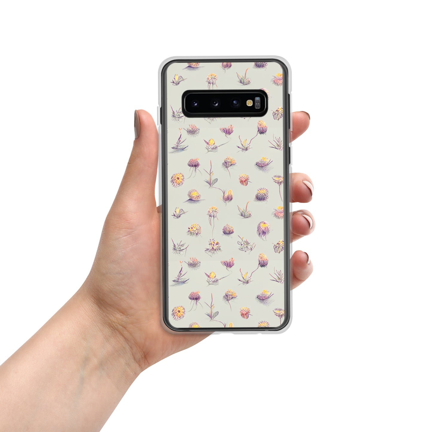 Cottage Blossoms Sketch Clear Case for Samsung®