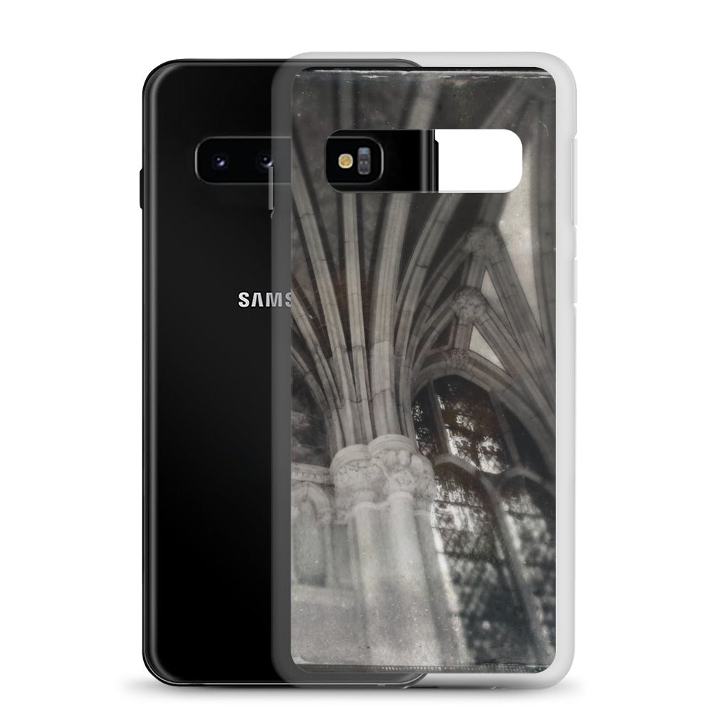 Gothic Shadows and Light at St. John Divine, NYC Clear Case for Samsung®