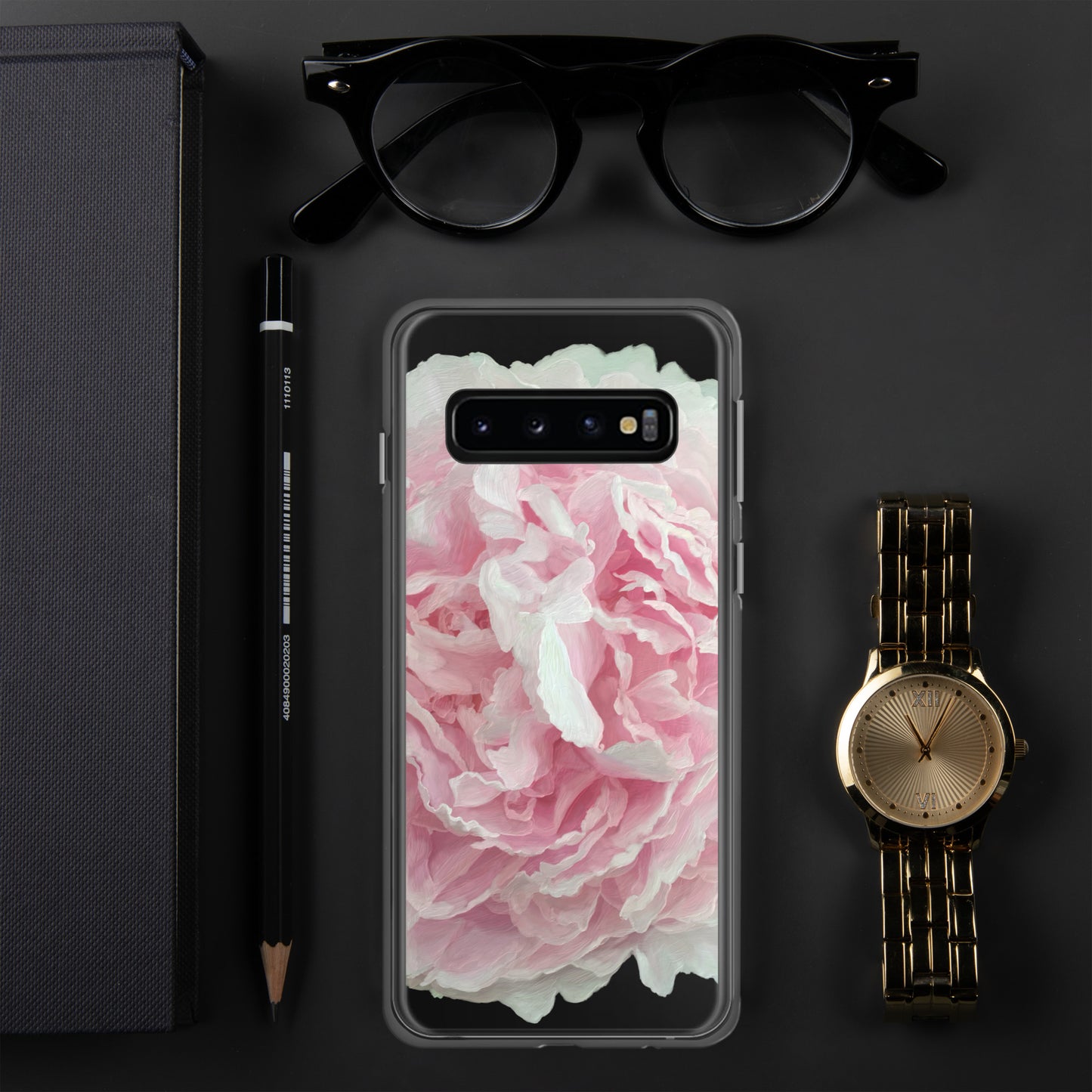 Cloey’s Peony Clear Case for Samsung®