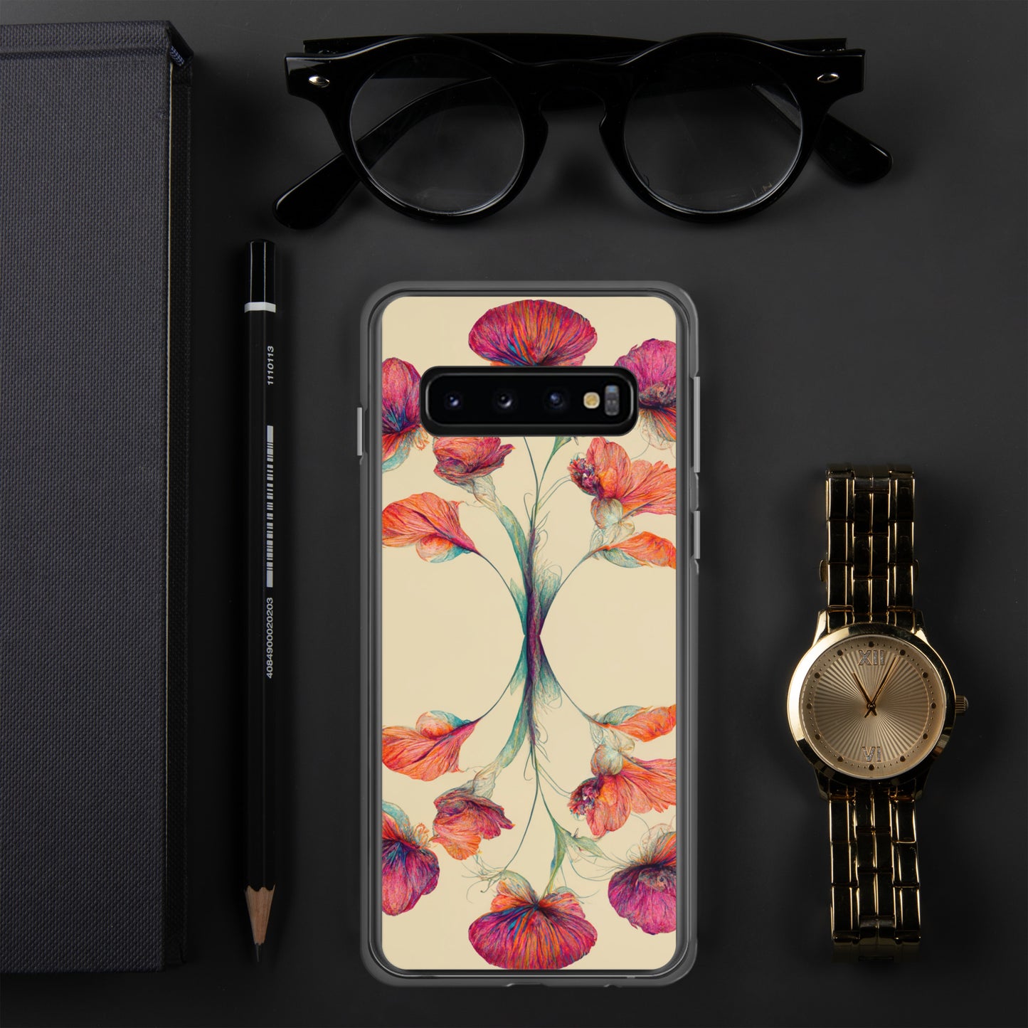 Nouveau Flowers Clear Case for Samsung®