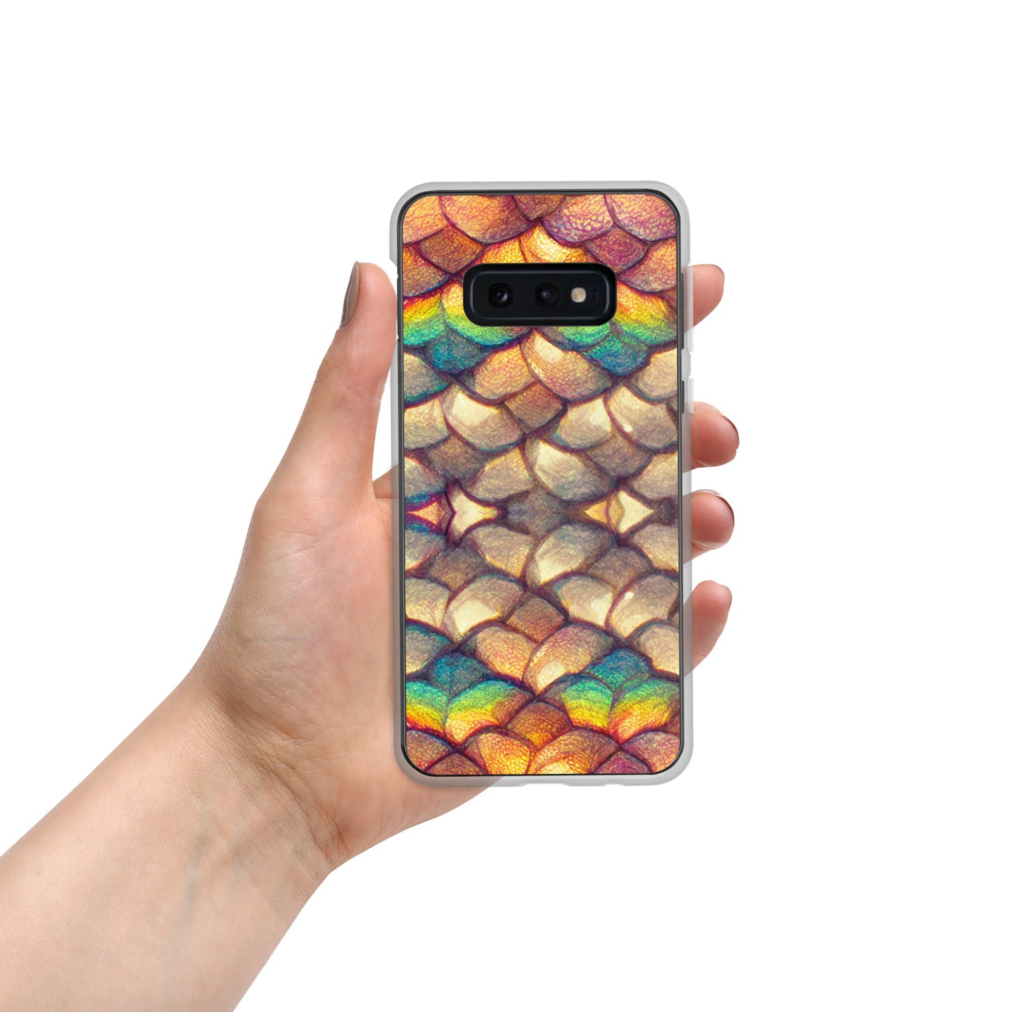 Cloeyra, the Radiant Aether Dragon Clear Case for Samsung®