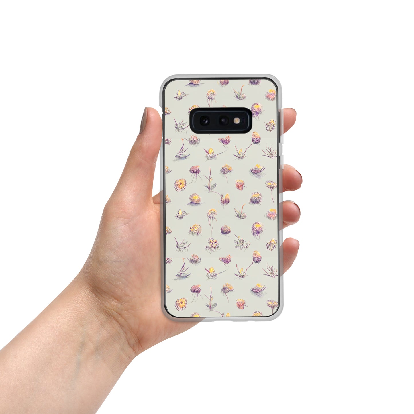 Cottage Blossoms Sketch Clear Case for Samsung®