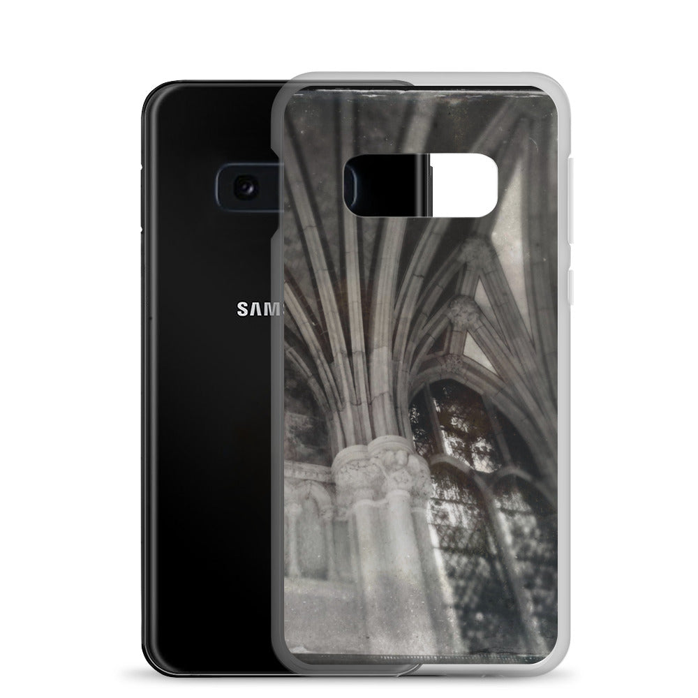 Gothic Shadows and Light at St. John Divine, NYC Clear Case for Samsung®