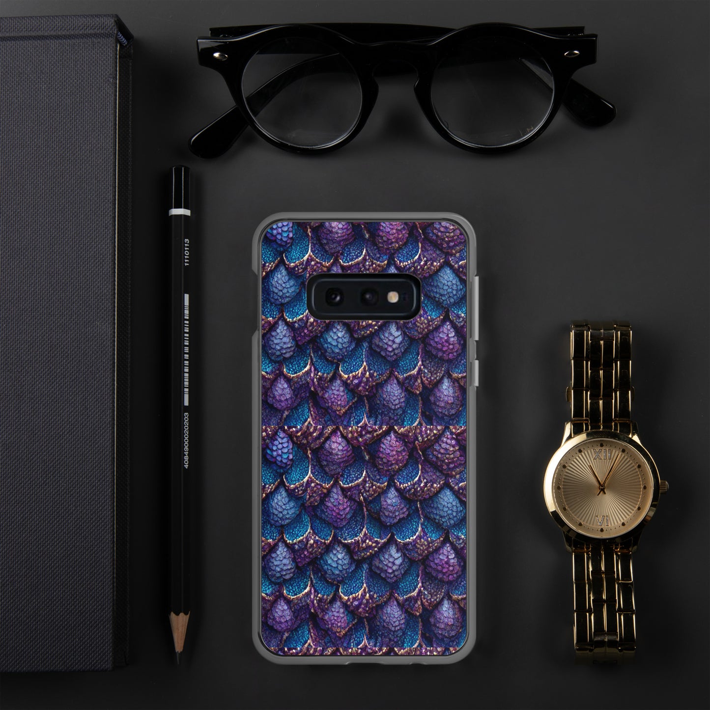 Luminosa, the Radiant Amethyst Drakon Clear Case for Samsung®