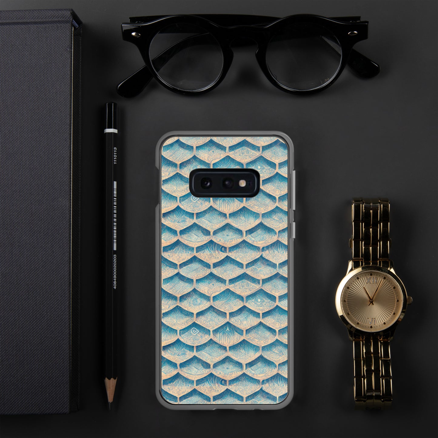 Seafoam Scales Clear Case for Samsung®