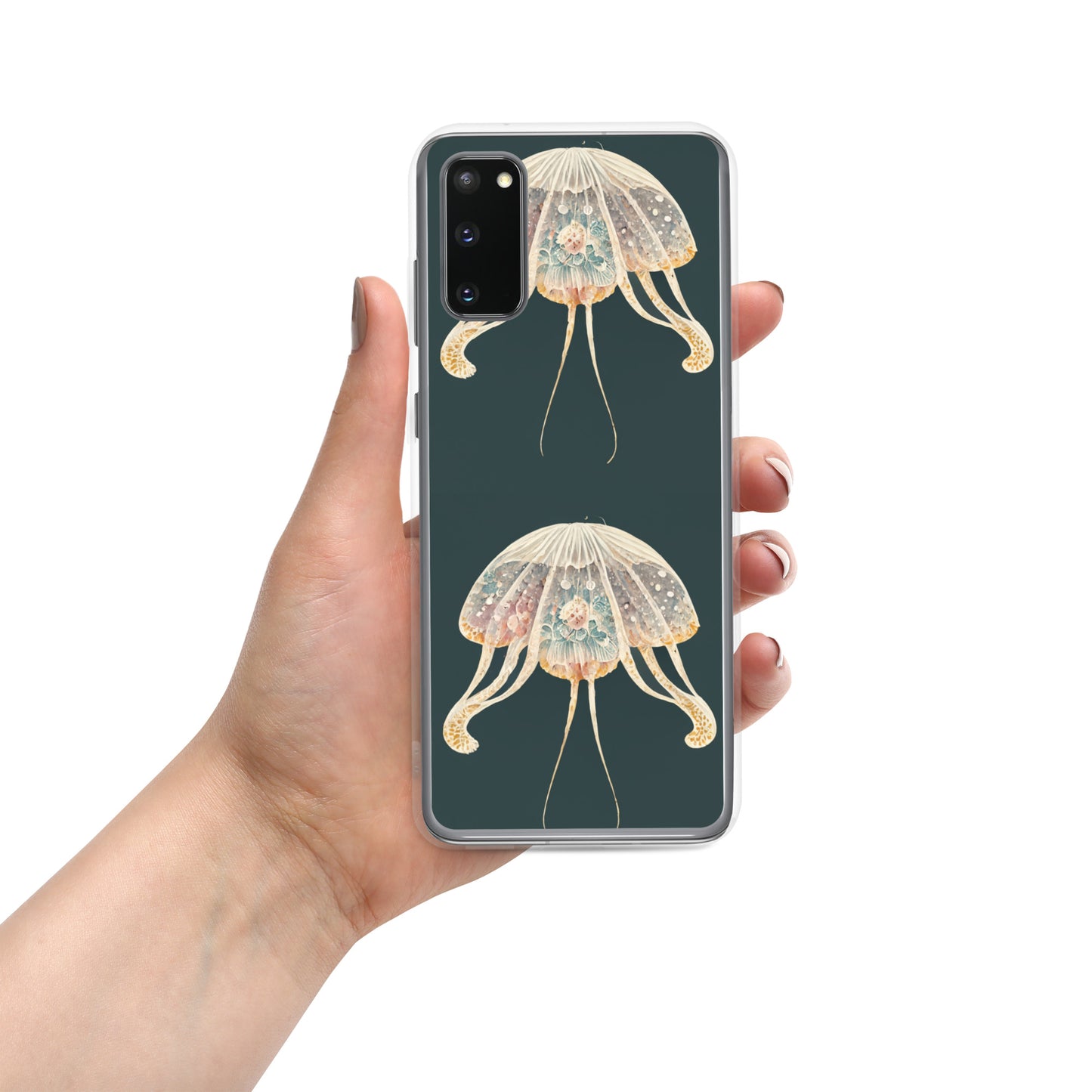 Oceanic Floral Clear Case for Samsung®