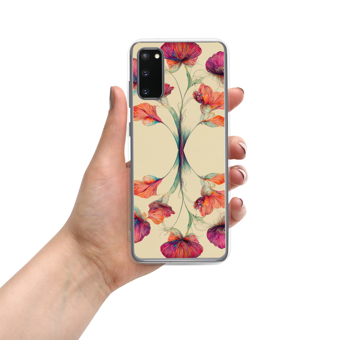 Nouveau Flowers Clear Case for Samsung®