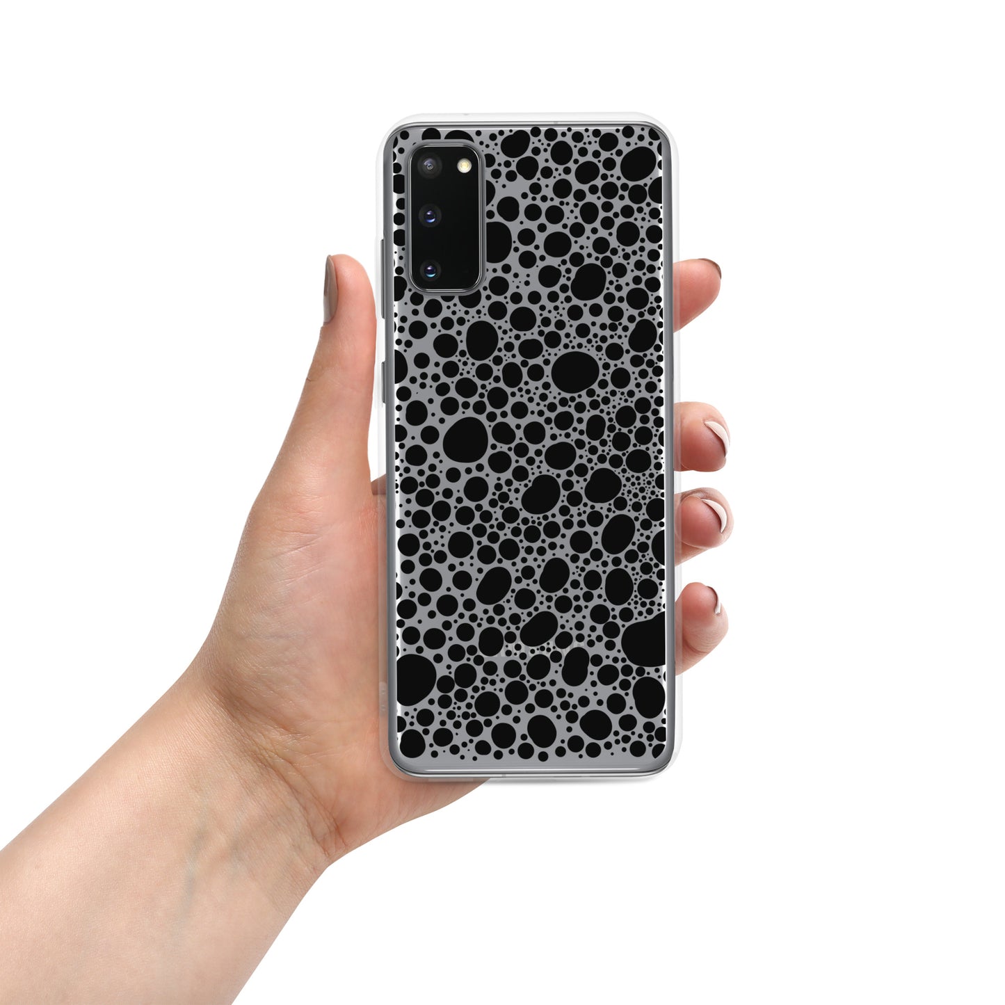 Noir Pointillism Clear Case for Samsung®