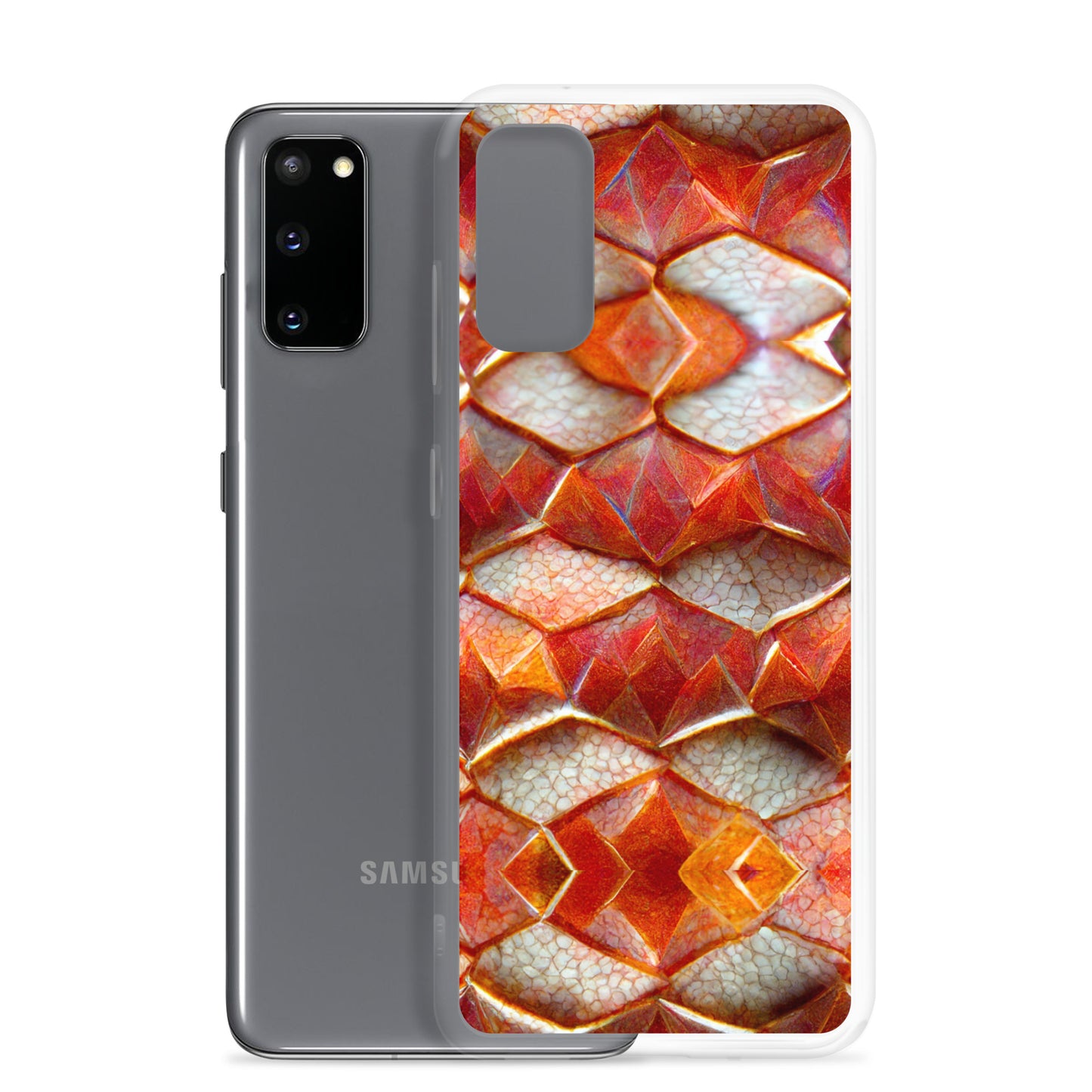 Calcithron, the Stonebound Ember Dragon Clear Case for Samsung®