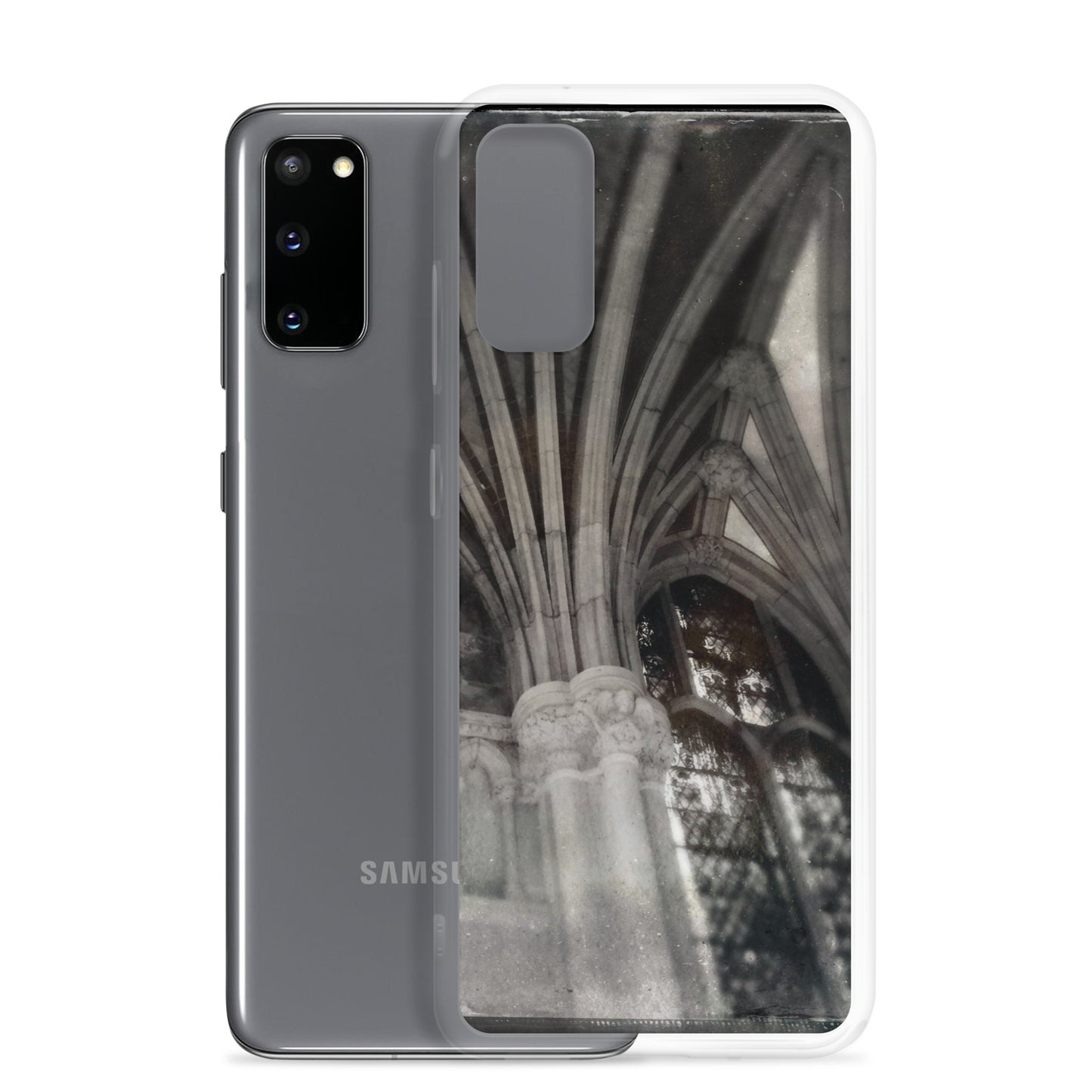 Gothic Shadows and Light at St. John Divine, NYC Clear Case for Samsung®