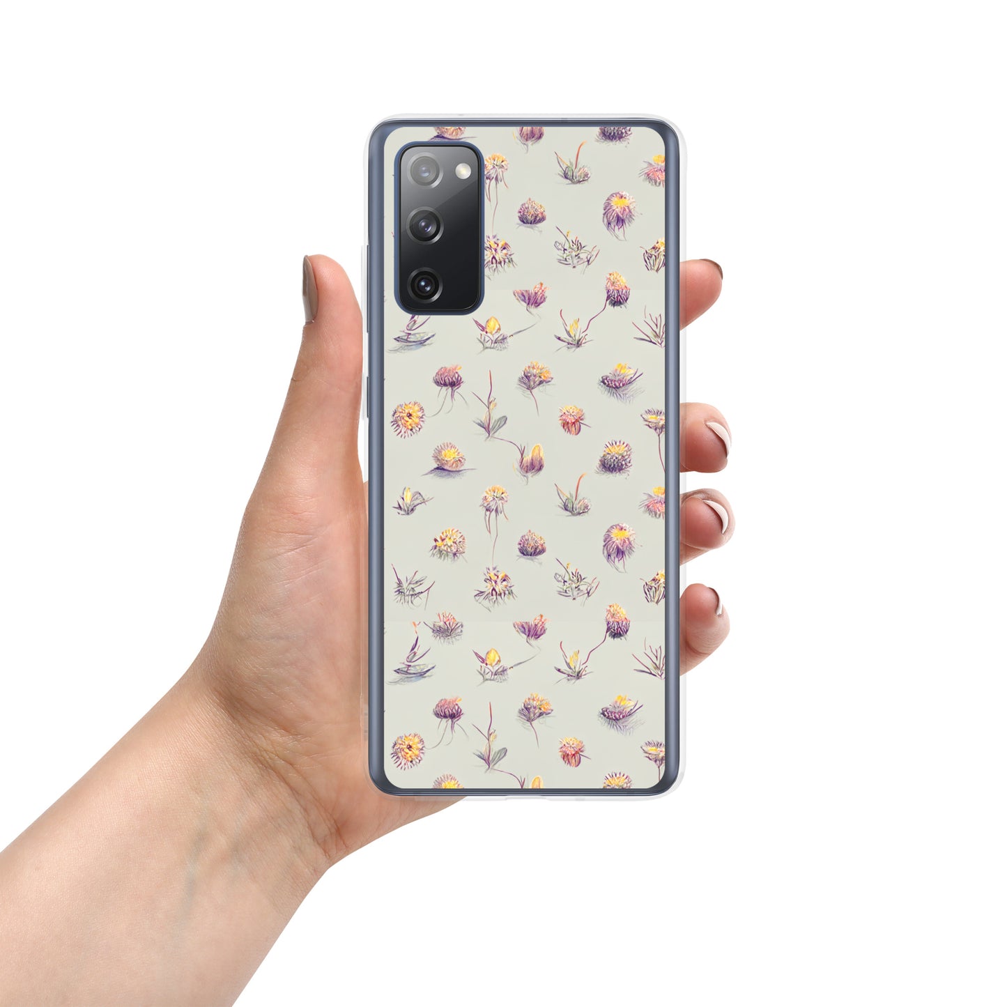 Cottage Blossoms Sketch Clear Case for Samsung®