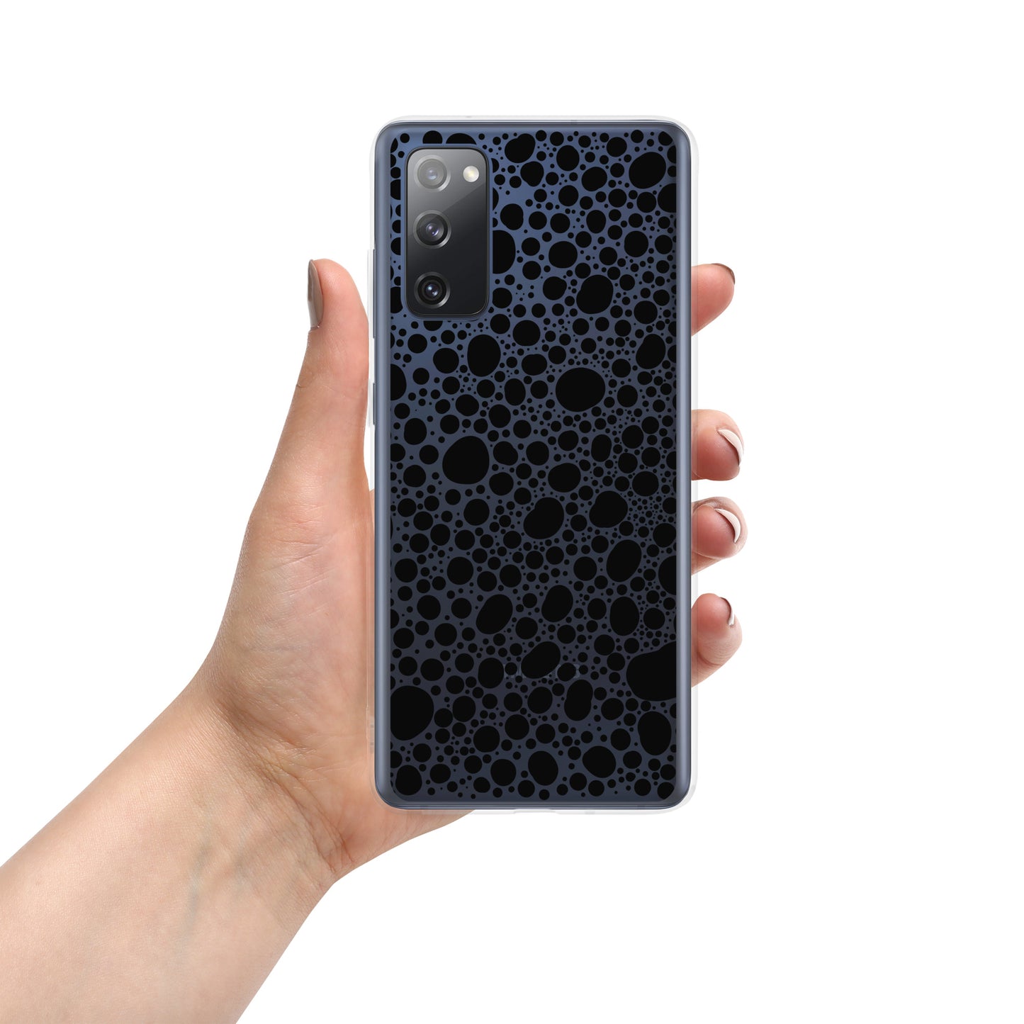 Noir Pointillism Clear Case for Samsung®