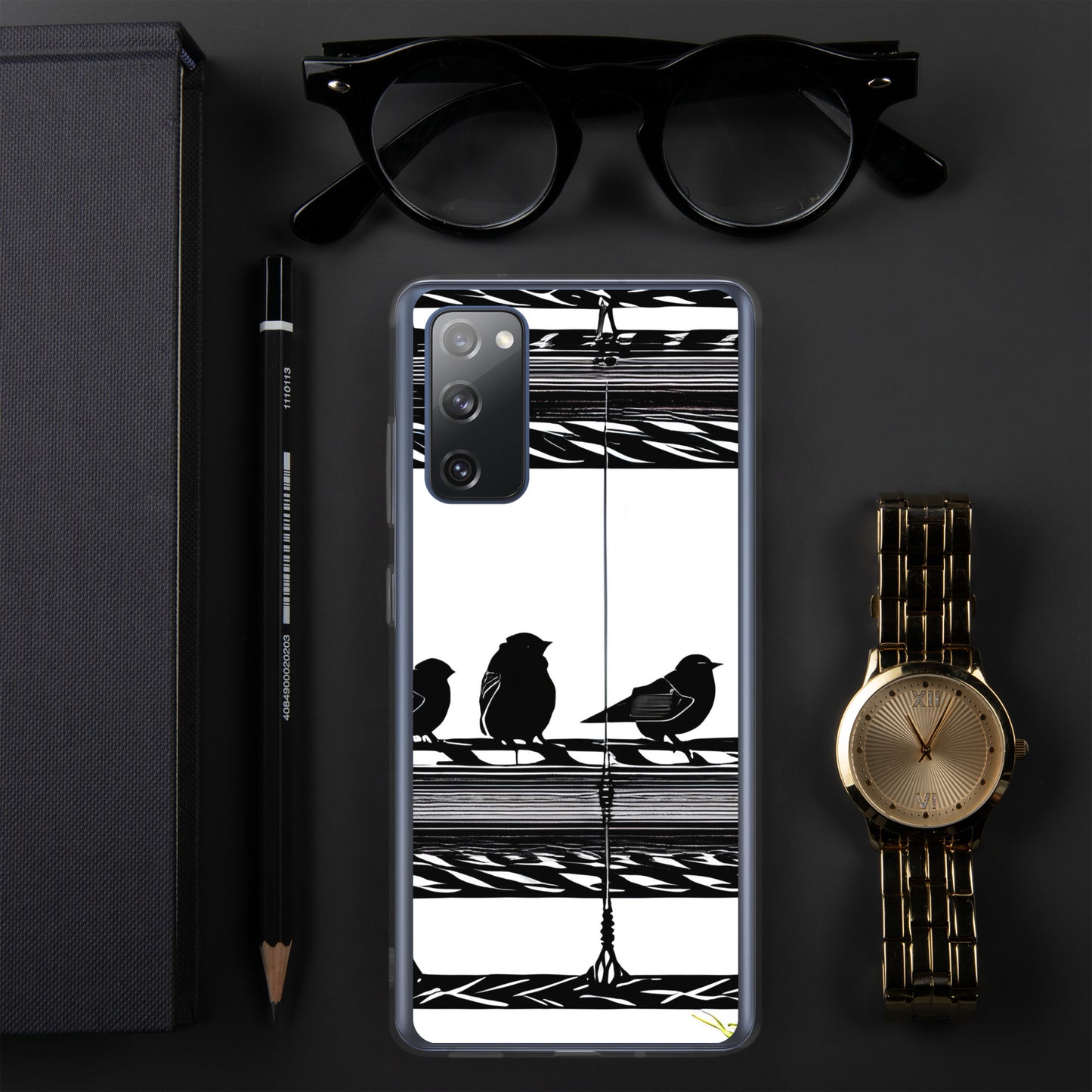 Line of Birds Clear Case for Samsung®