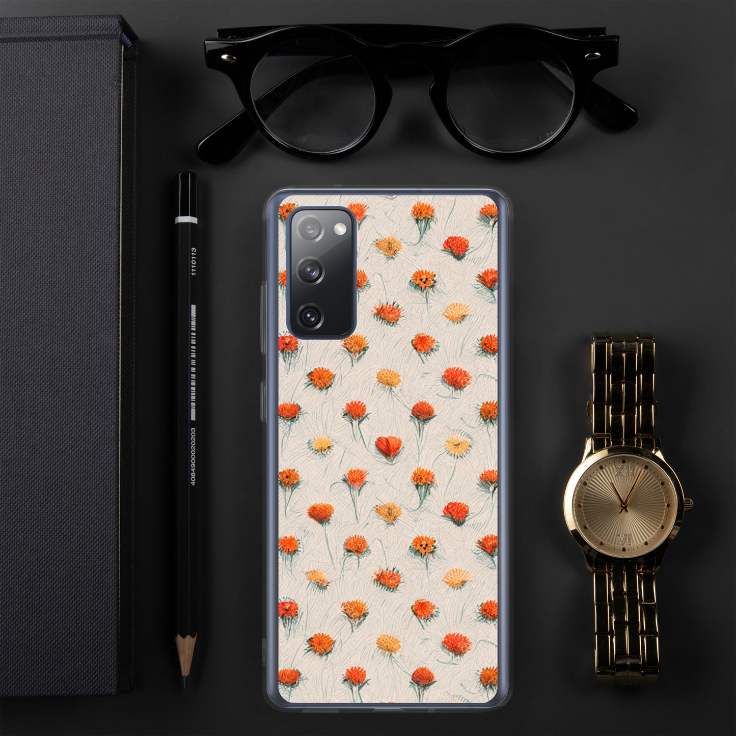 Fiery Meadow Sketch Clear Case for Samsung®