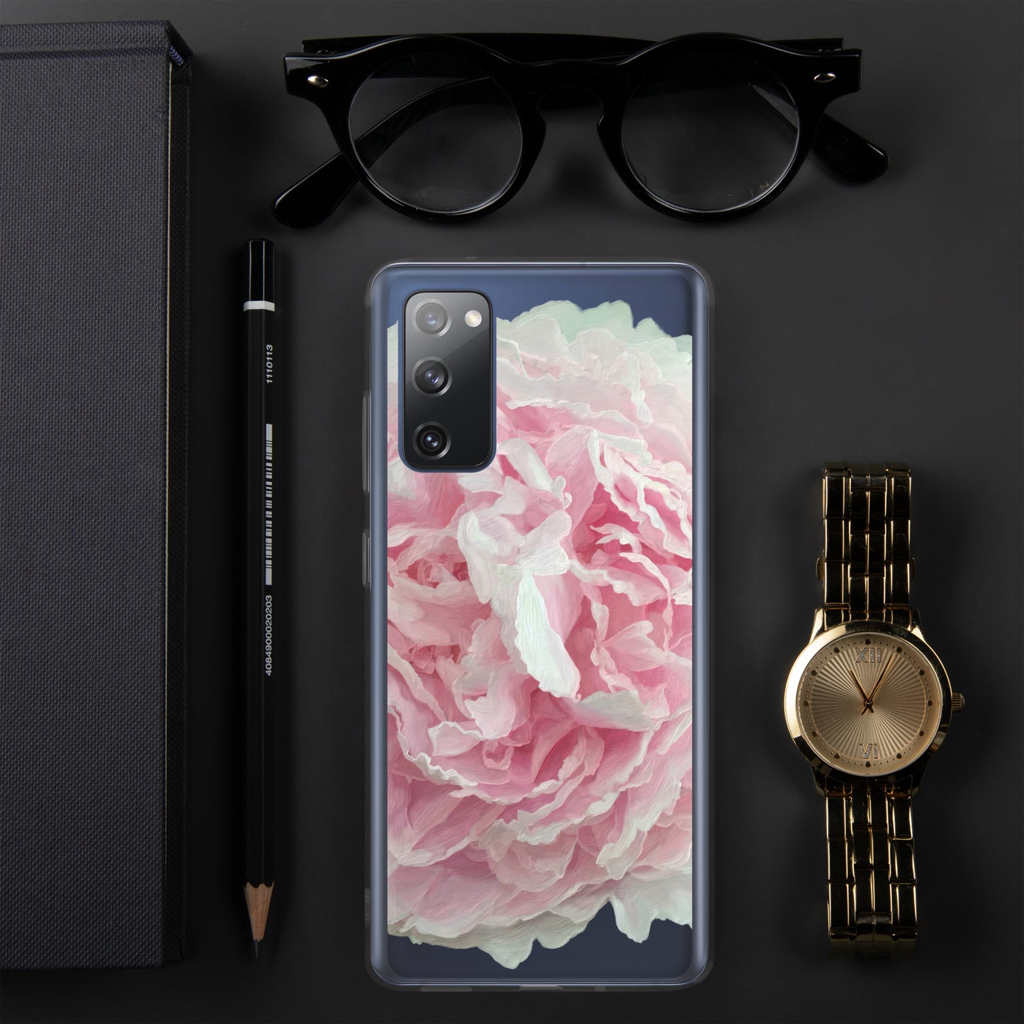 Cloey’s Peony Clear Case for Samsung®