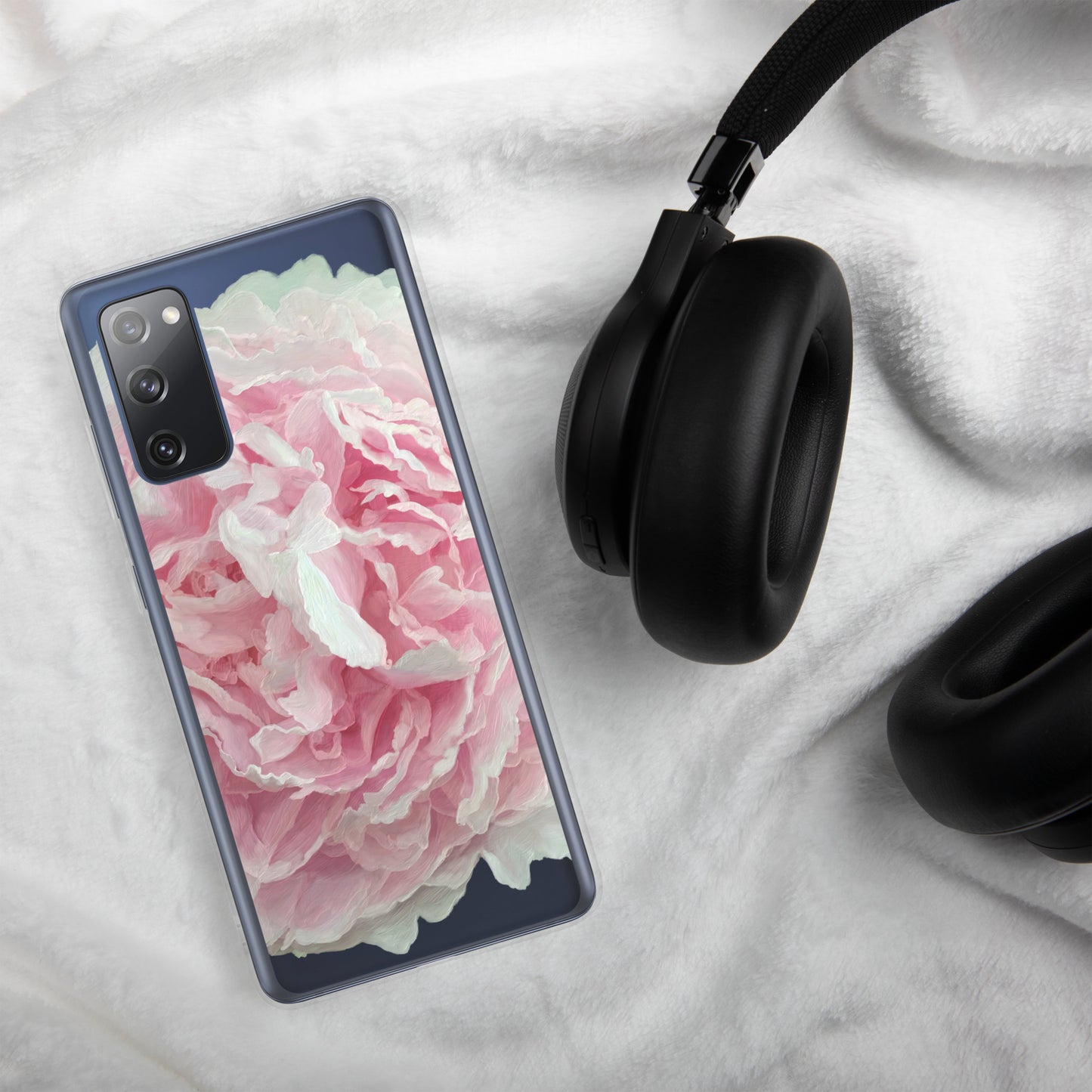 Cloey’s Peony Clear Case for Samsung®