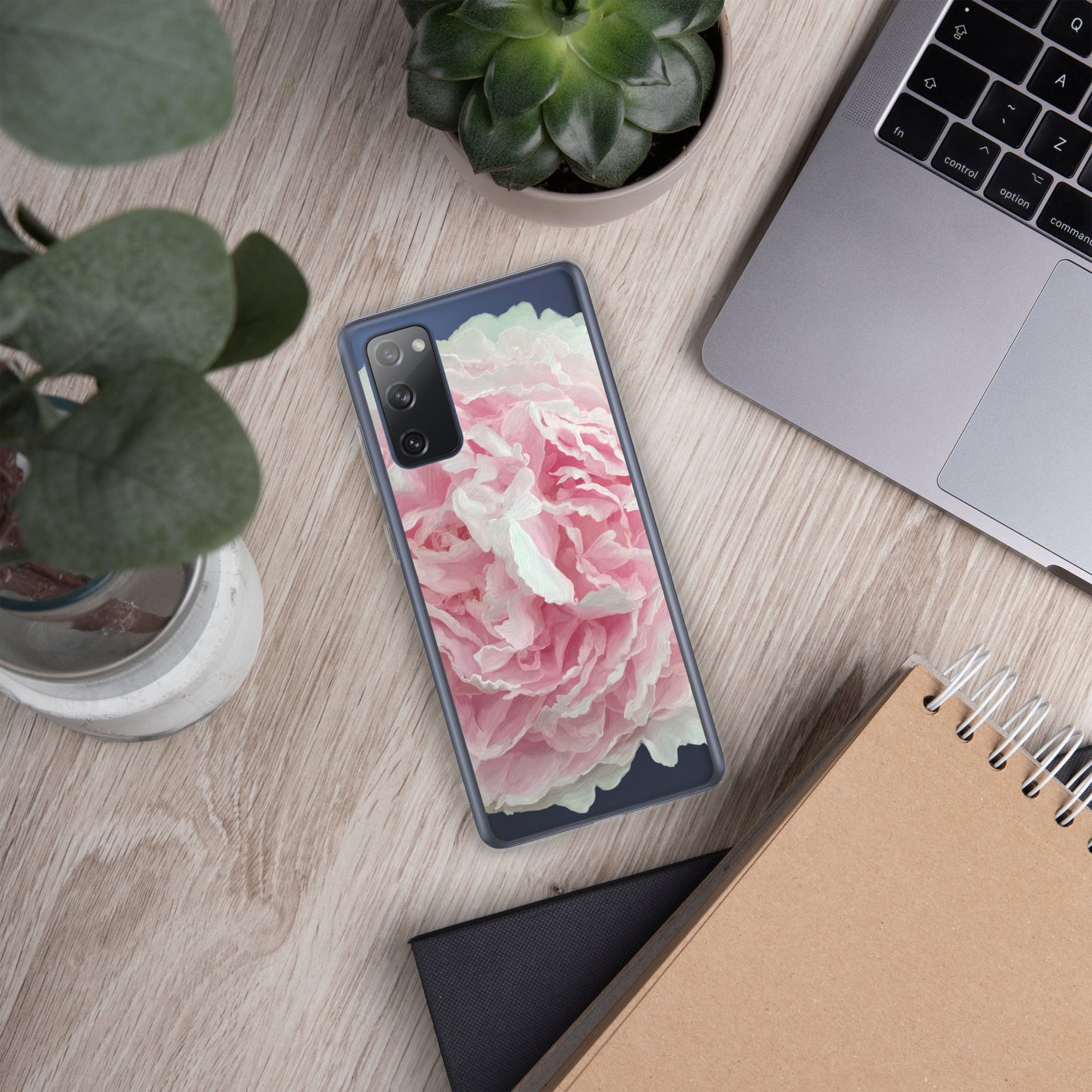 Cloey’s Peony Clear Case for Samsung®