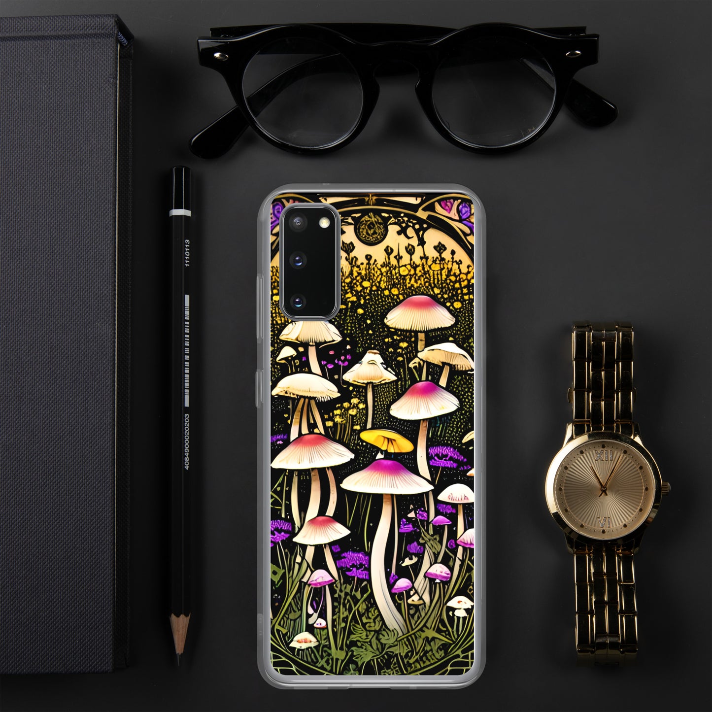 Nouveau Mushroom Meadow Clear Case for Samsung®