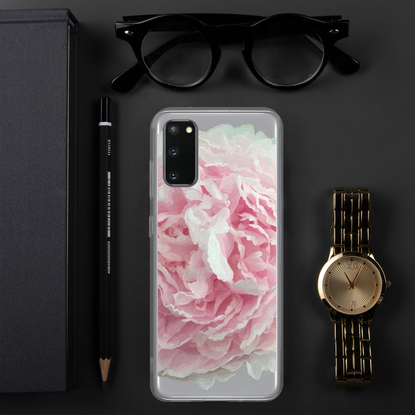 Cloey’s Peony Clear Case for Samsung®