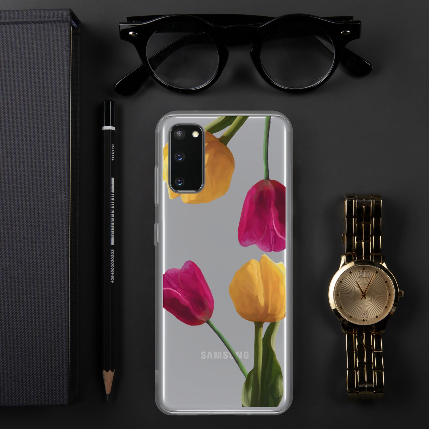 Jermita’s Tulips Clear Case for Samsung®