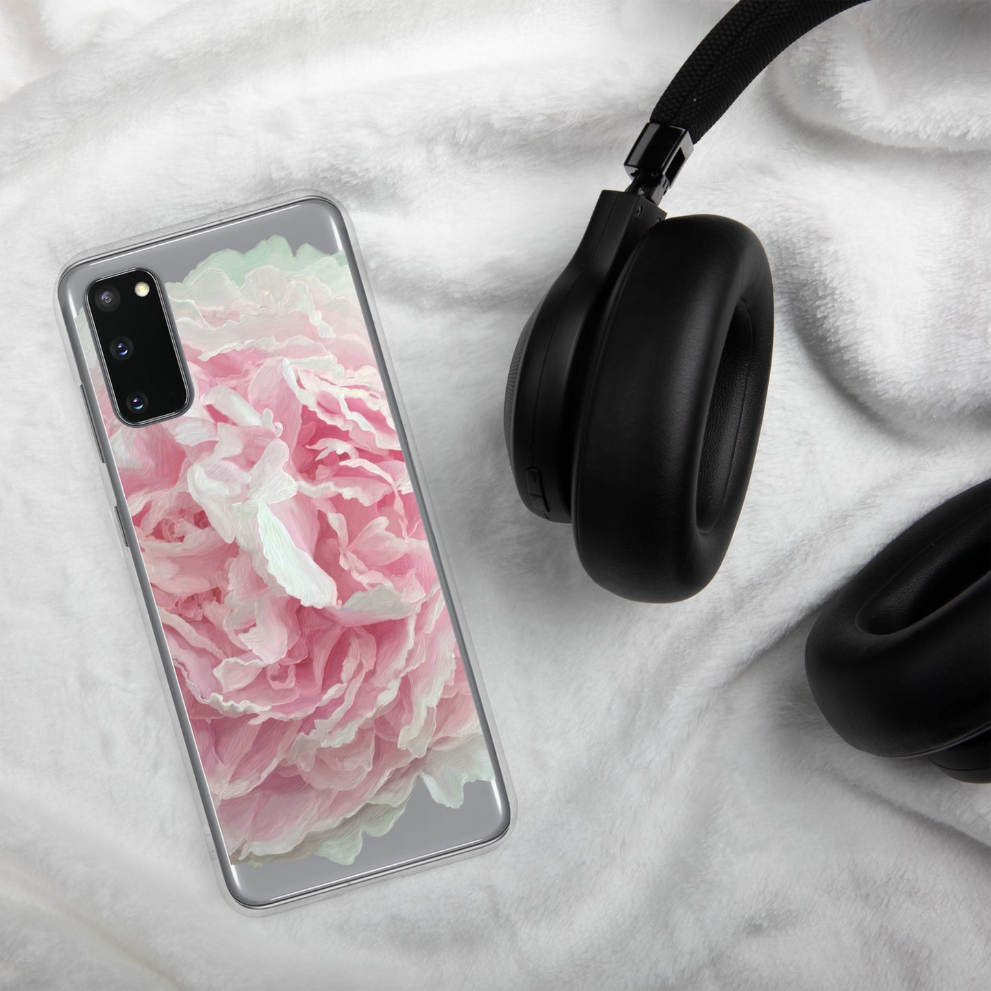 Cloey’s Peony Clear Case for Samsung®