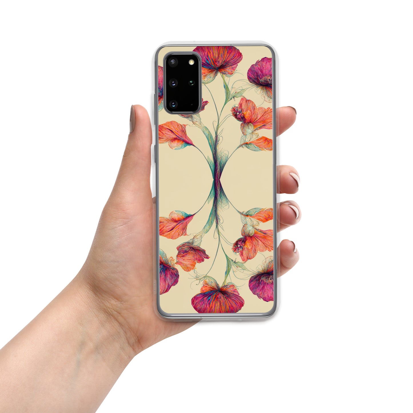 Nouveau Flowers Clear Case for Samsung®