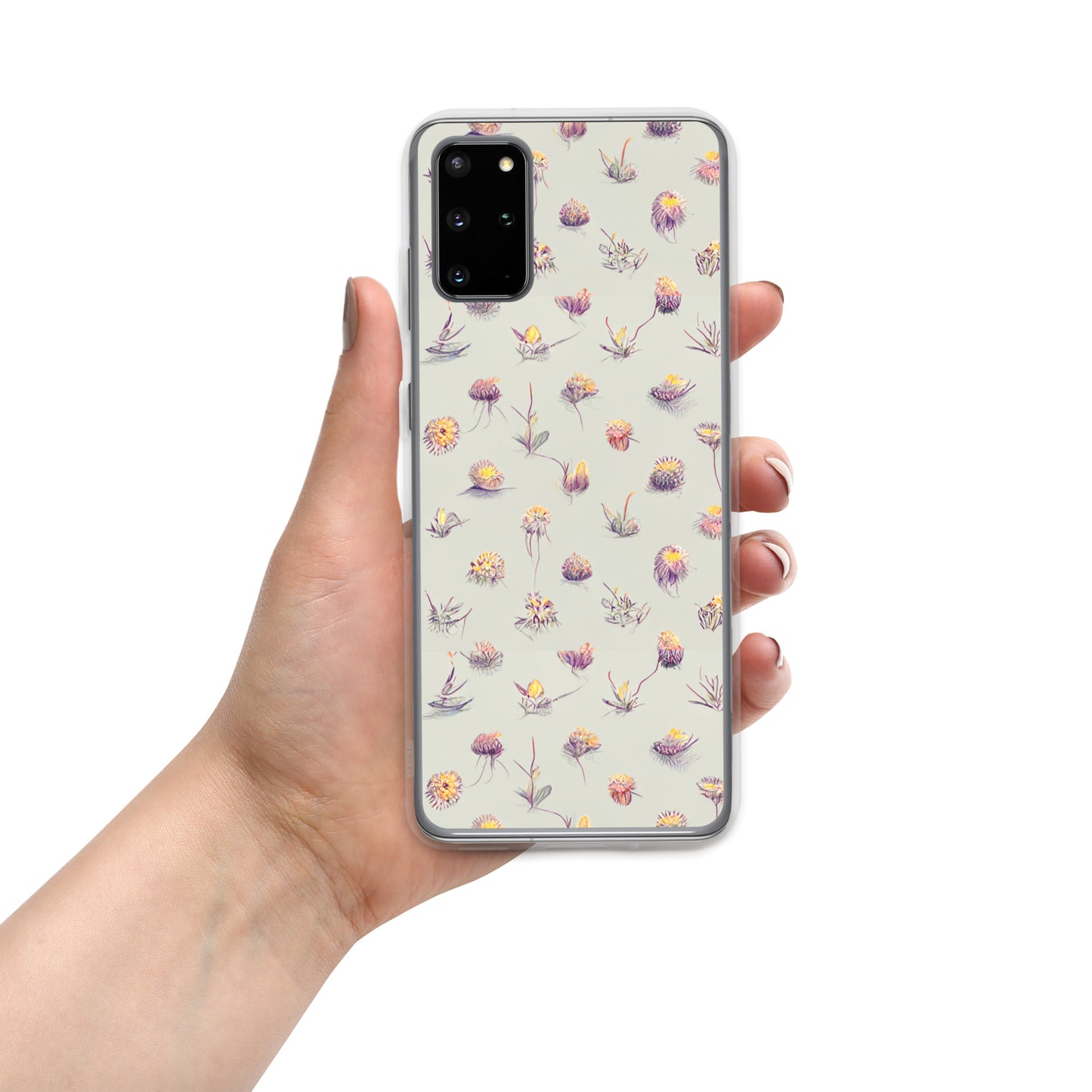 Cottage Blossoms Sketch Clear Case for Samsung®